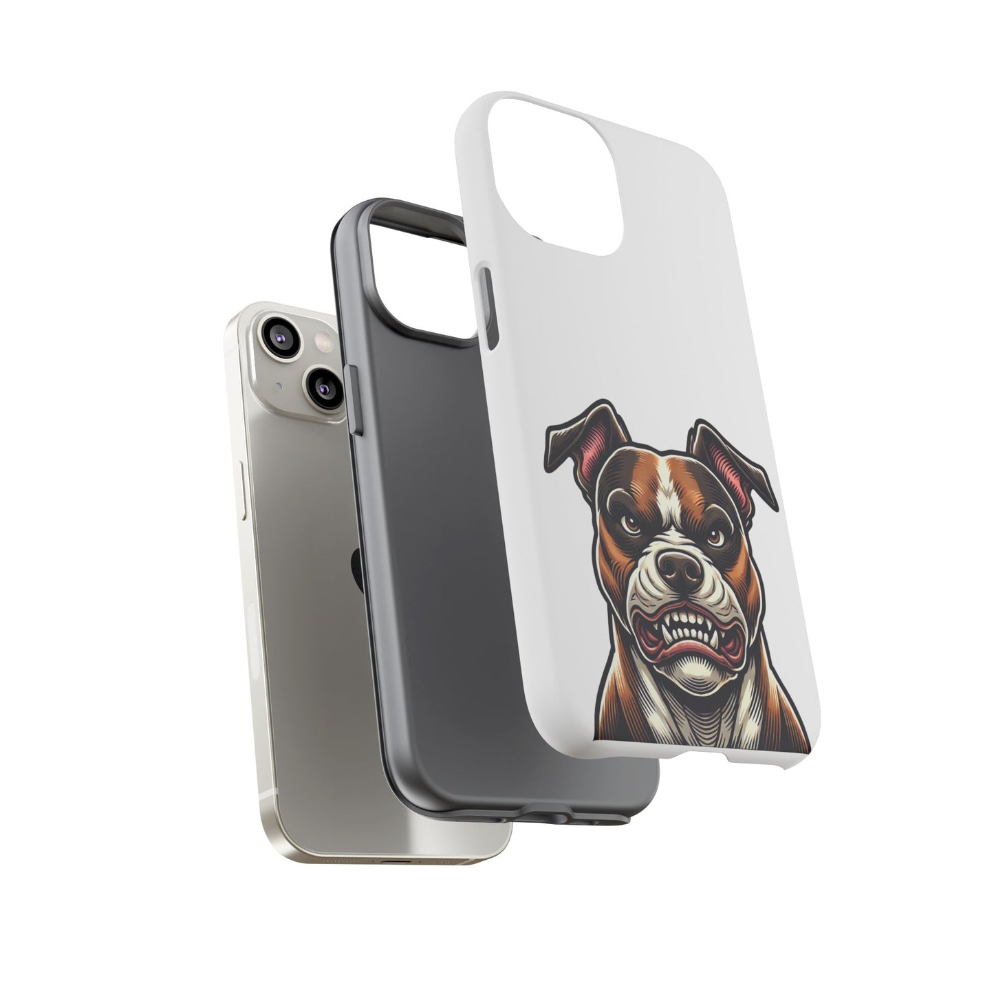 Tough Cases: Pit Bull Design Phone Case for Animal Lovers