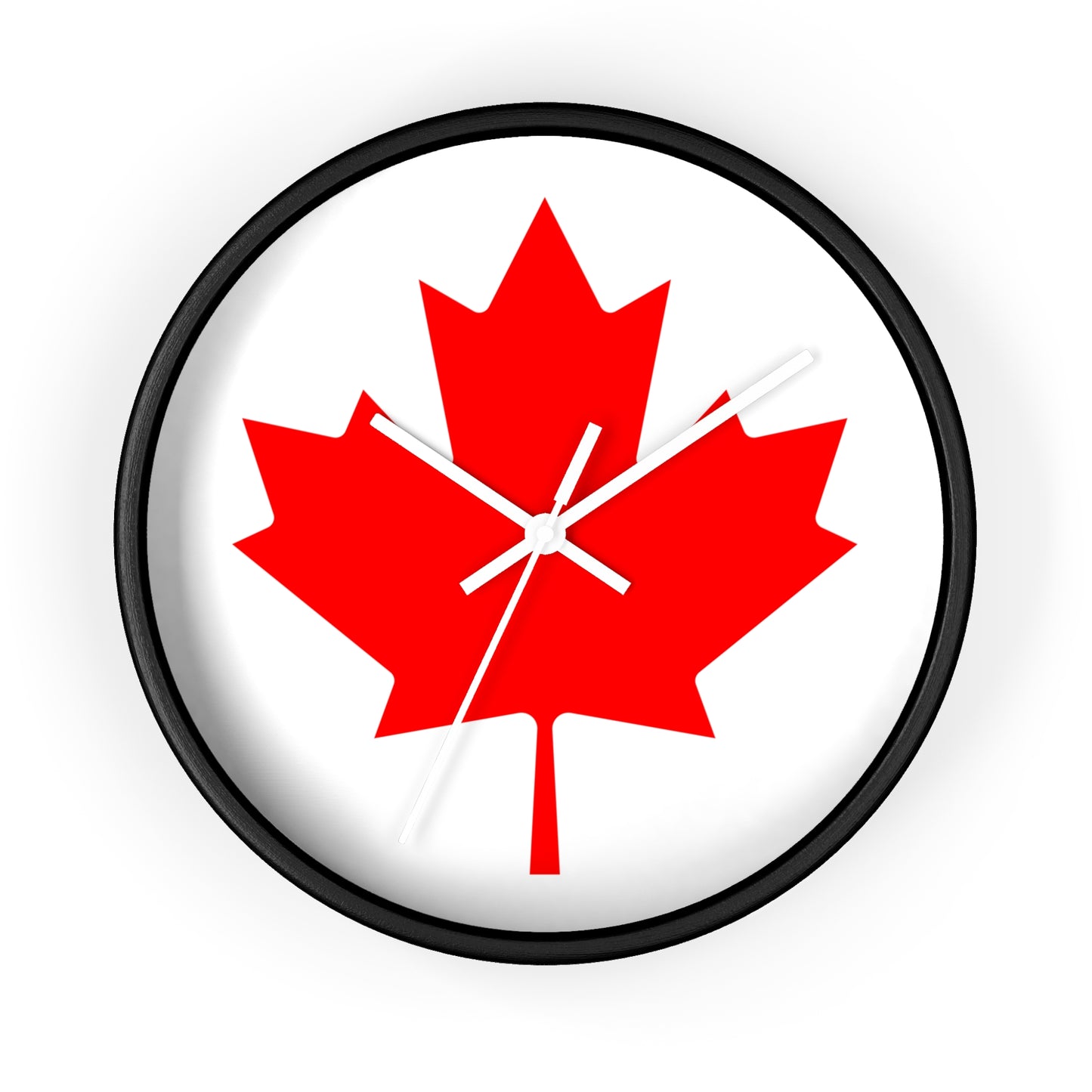 Canadian Maple Leaf Wall Clock - Perfect for Home & Office Decor