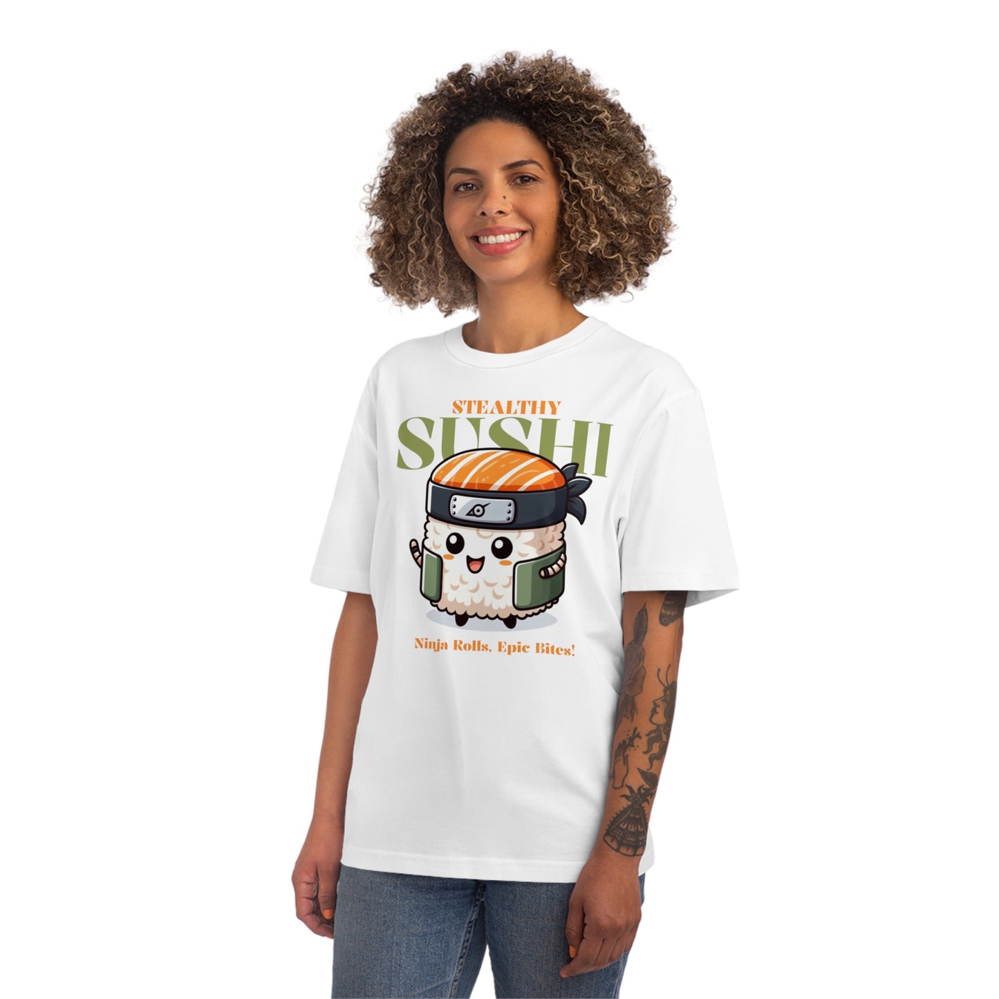 Stealthy Sushi Men's T-Shirt | Ninja Rolls & Epic Bites