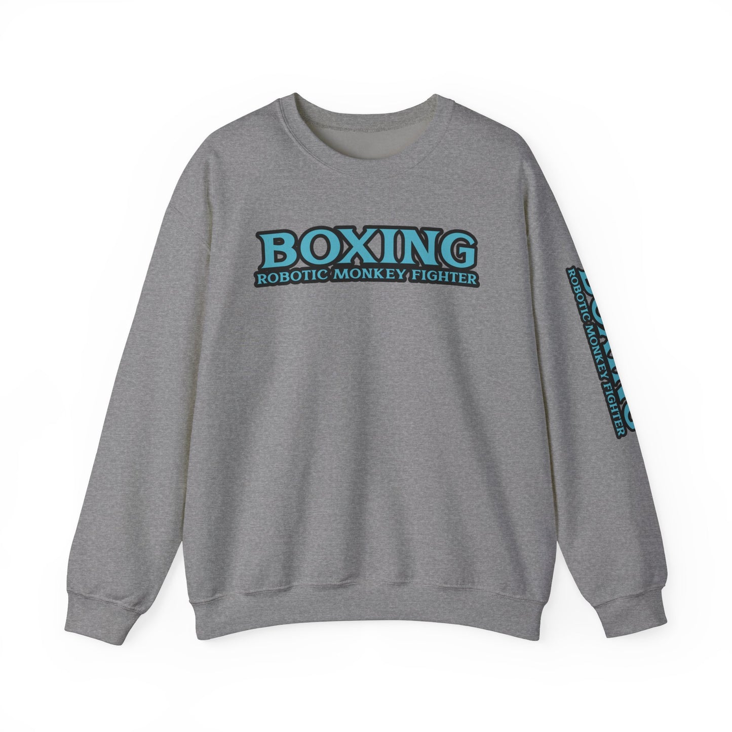 Men Boxing Robotic Monkey Fighter Sweatshirt