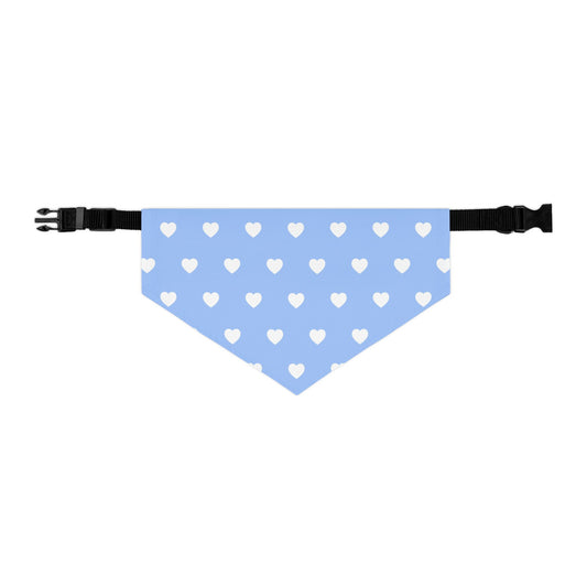 Love Heart Pattern Pet Bandana Collar for Dogs