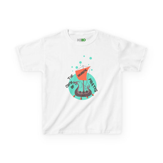 Kids T-shirt for Girls Pirate Adventure - Perfect for Young Explorers!