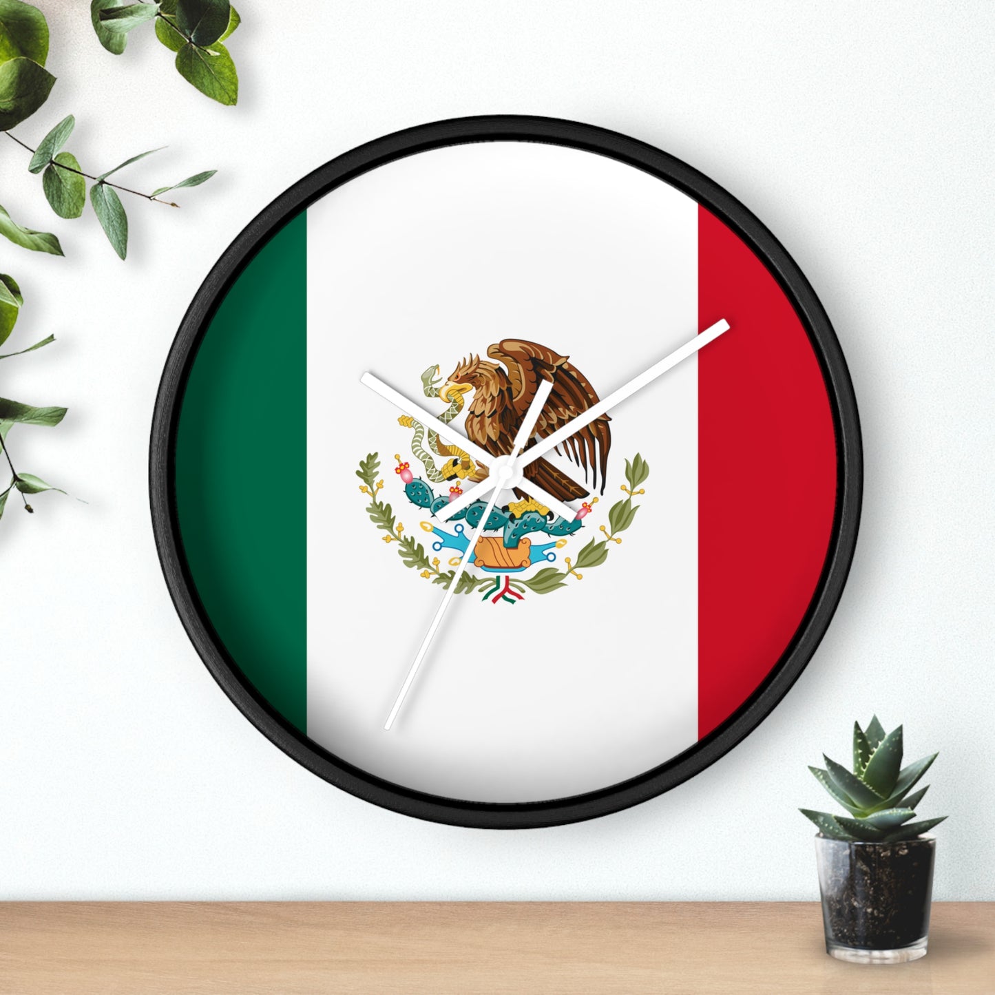 Mexican Flag Wall Clock - Celebrate Heritage and Time