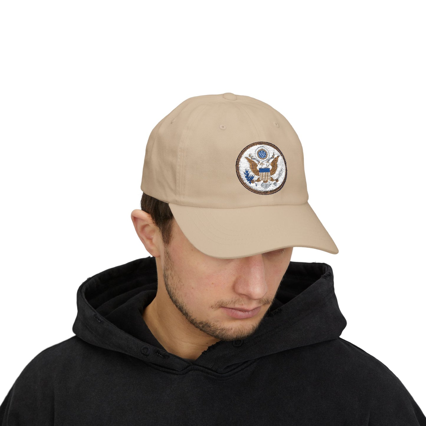 Classic Dad Cap with United States Seal - Casual Style for Patriotic Days