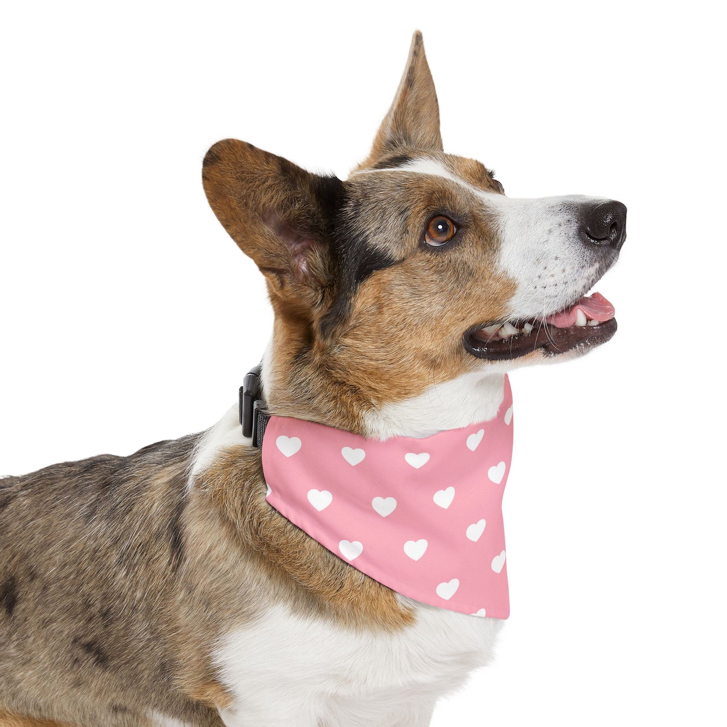Love Heart Pattern Pet Bandana Collar for Dogs