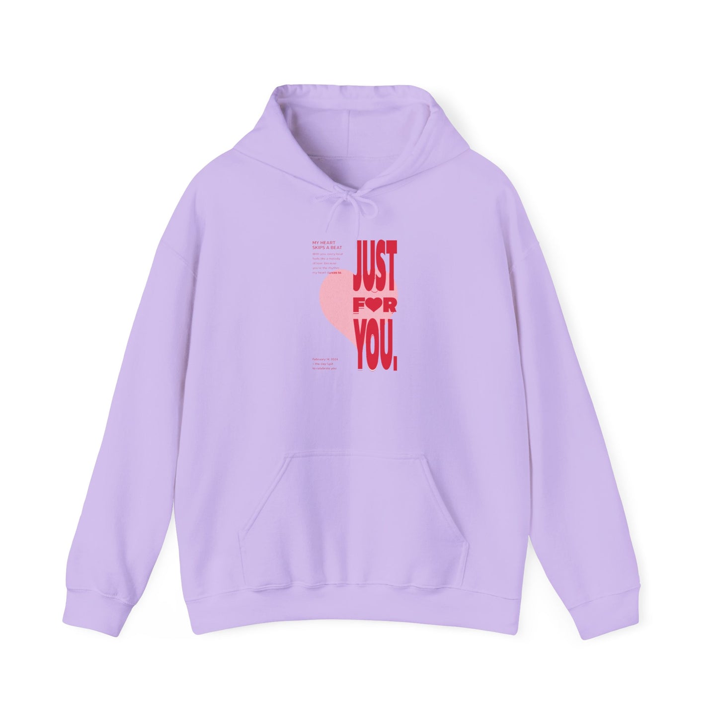 Women Love Story Hooded - "Just For You" Valentine's Day Vibe