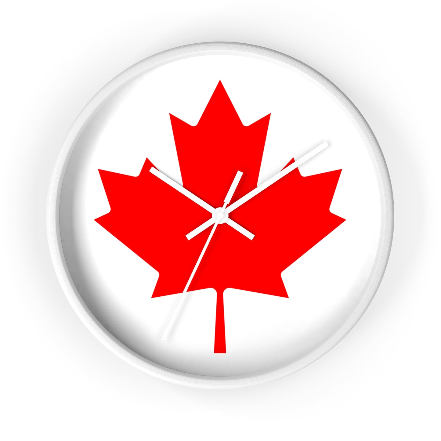 Canadian Maple Leaf Wall Clock - Perfect for Home & Office Decor