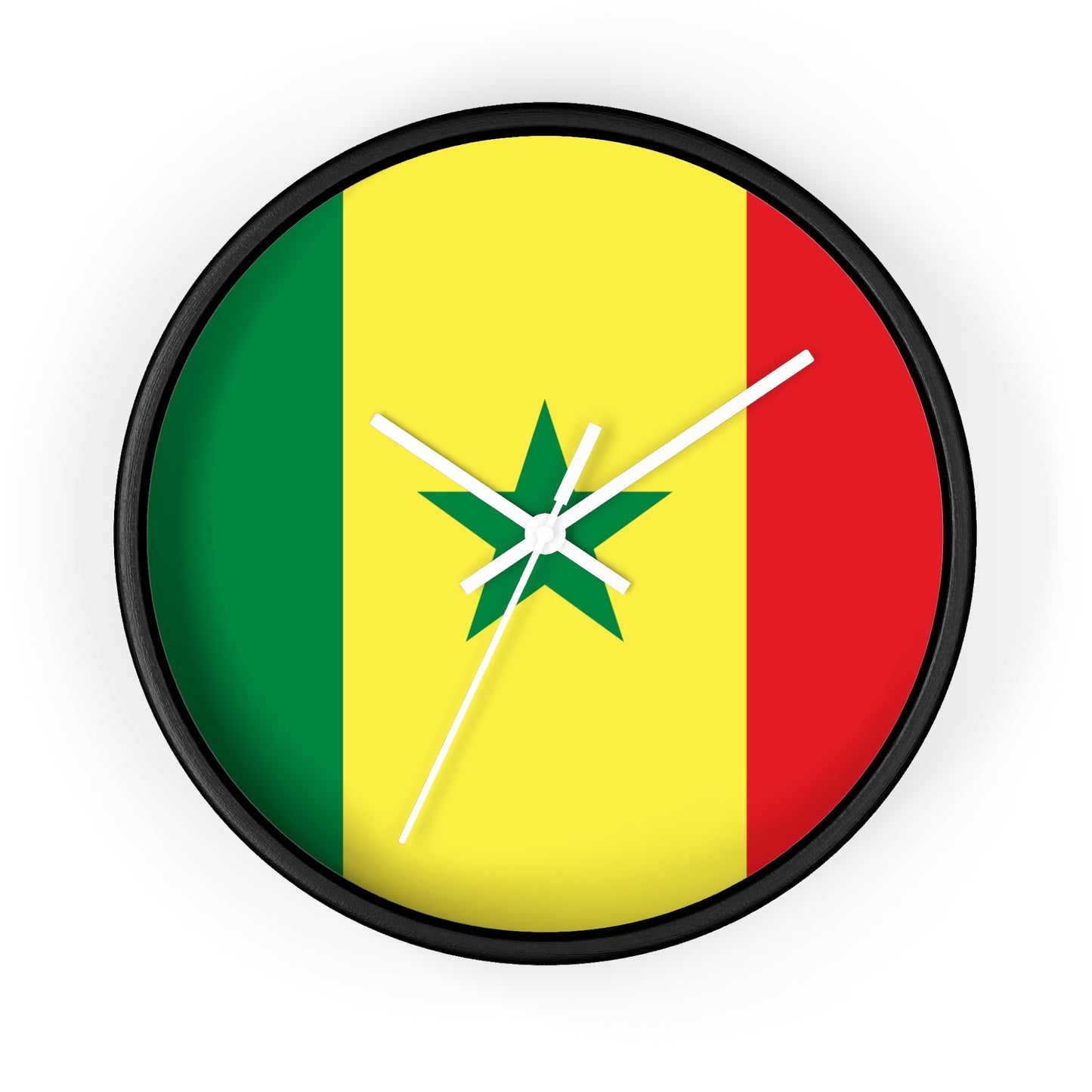 Senegal Flag Wall Clock - Vibrant Home Decor for National Pride