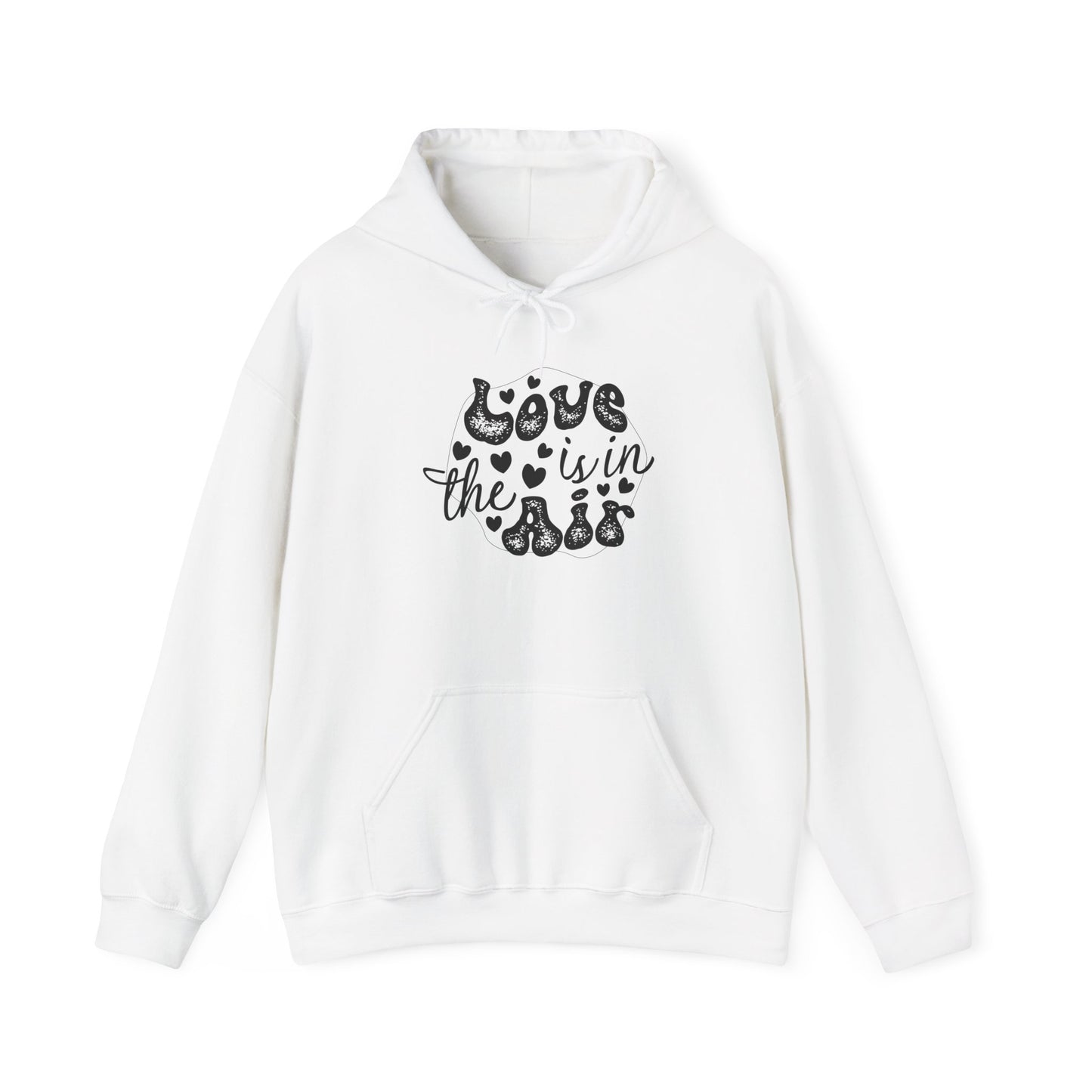 Unisex Love is in the Air Hoodie - Cozy Moments, Valentine's Day, Gift for Loves