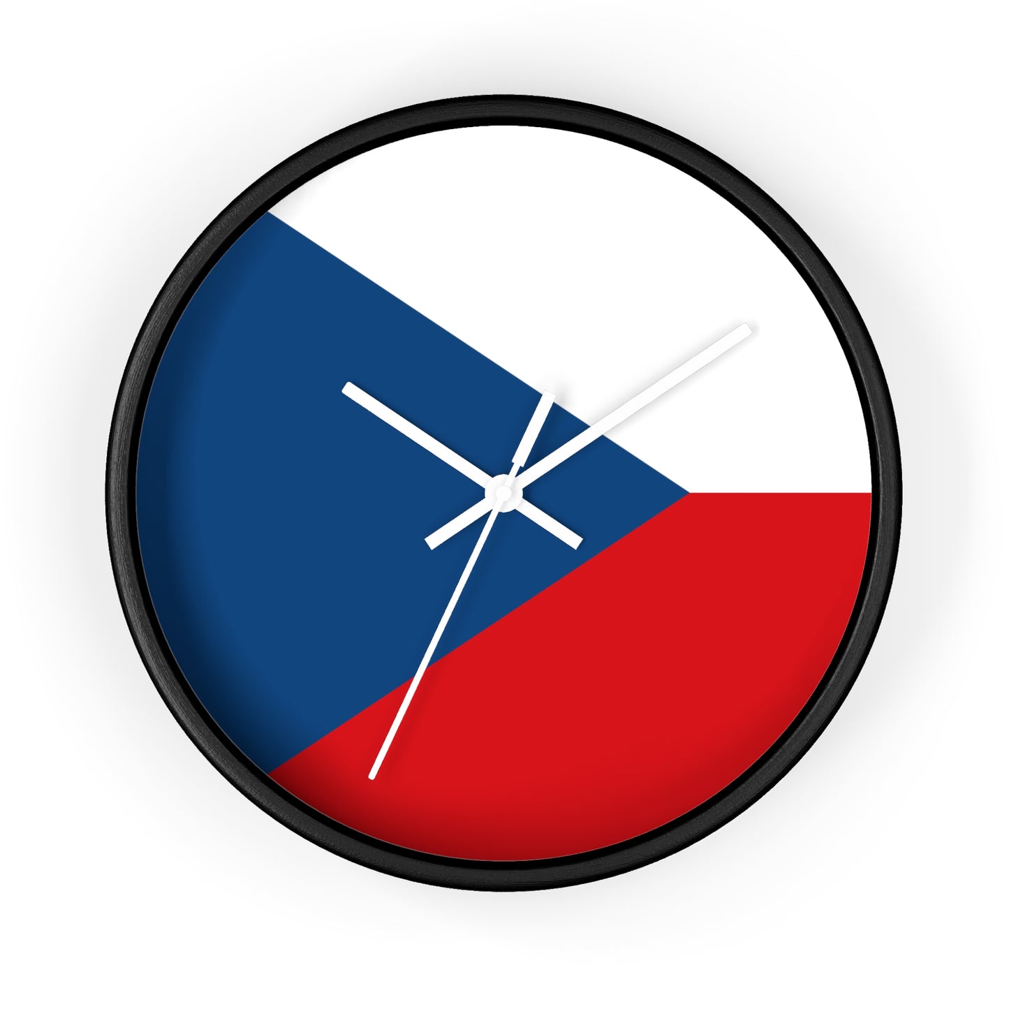 Czech Republic Flag Wall Clock - Stylish Home Decor for Proud Patrons