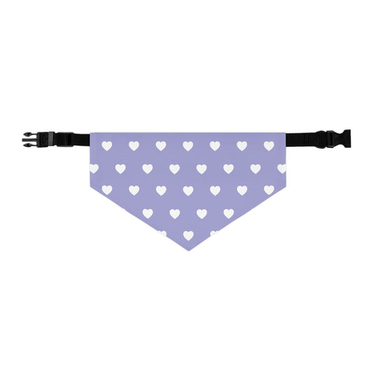Love Heart Pattern Pet Bandana Collar for Dogs