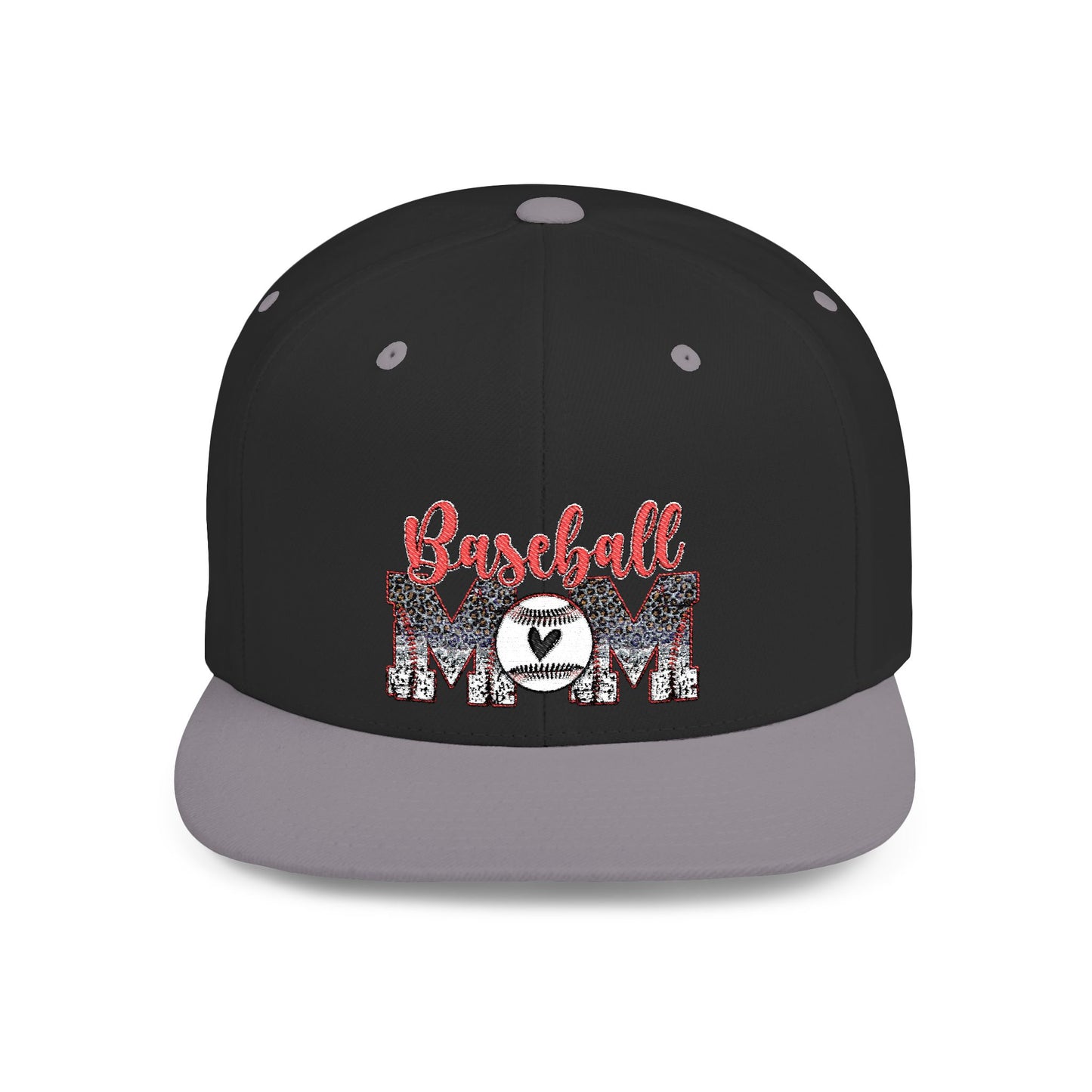 Women's Flat Snapback Cap Baseball Mom - Perfect Gift for Sports Moms