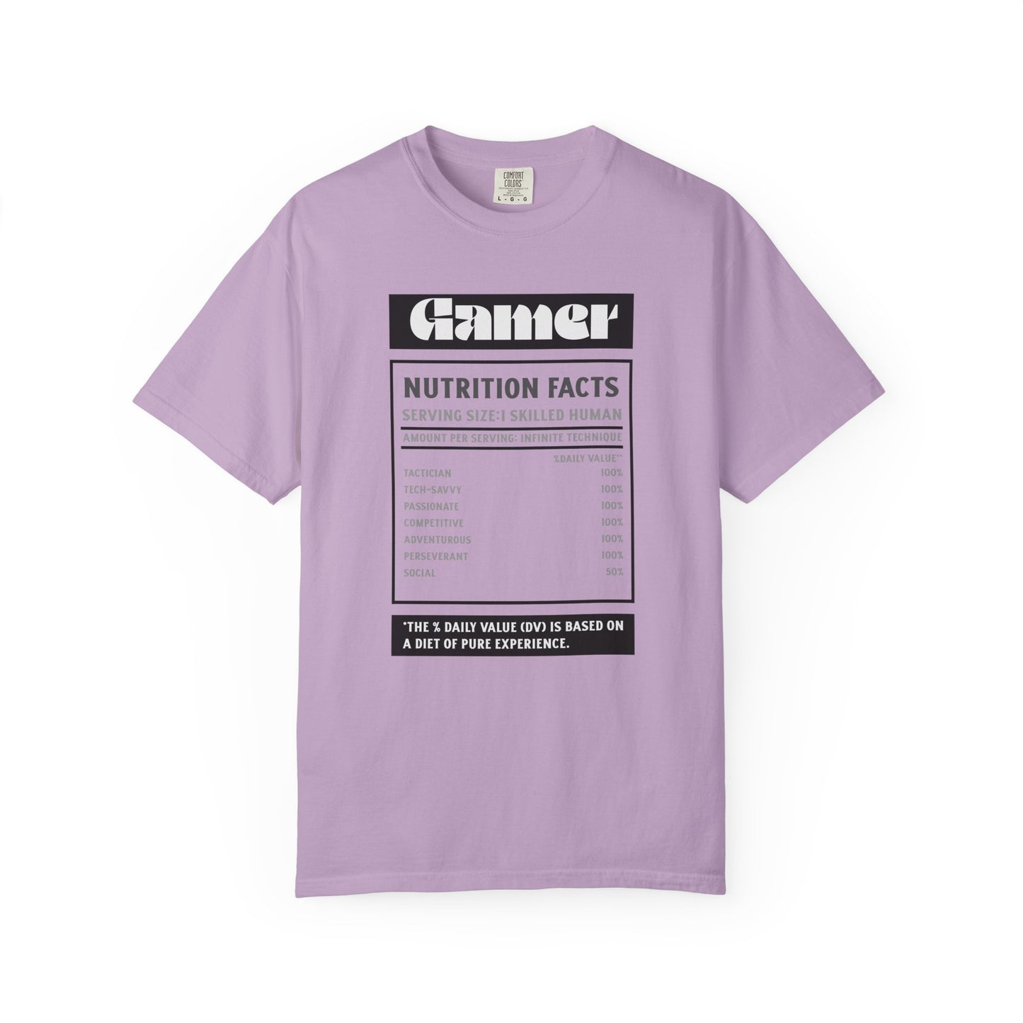 Gamer Nutrition Facts T-Shirt