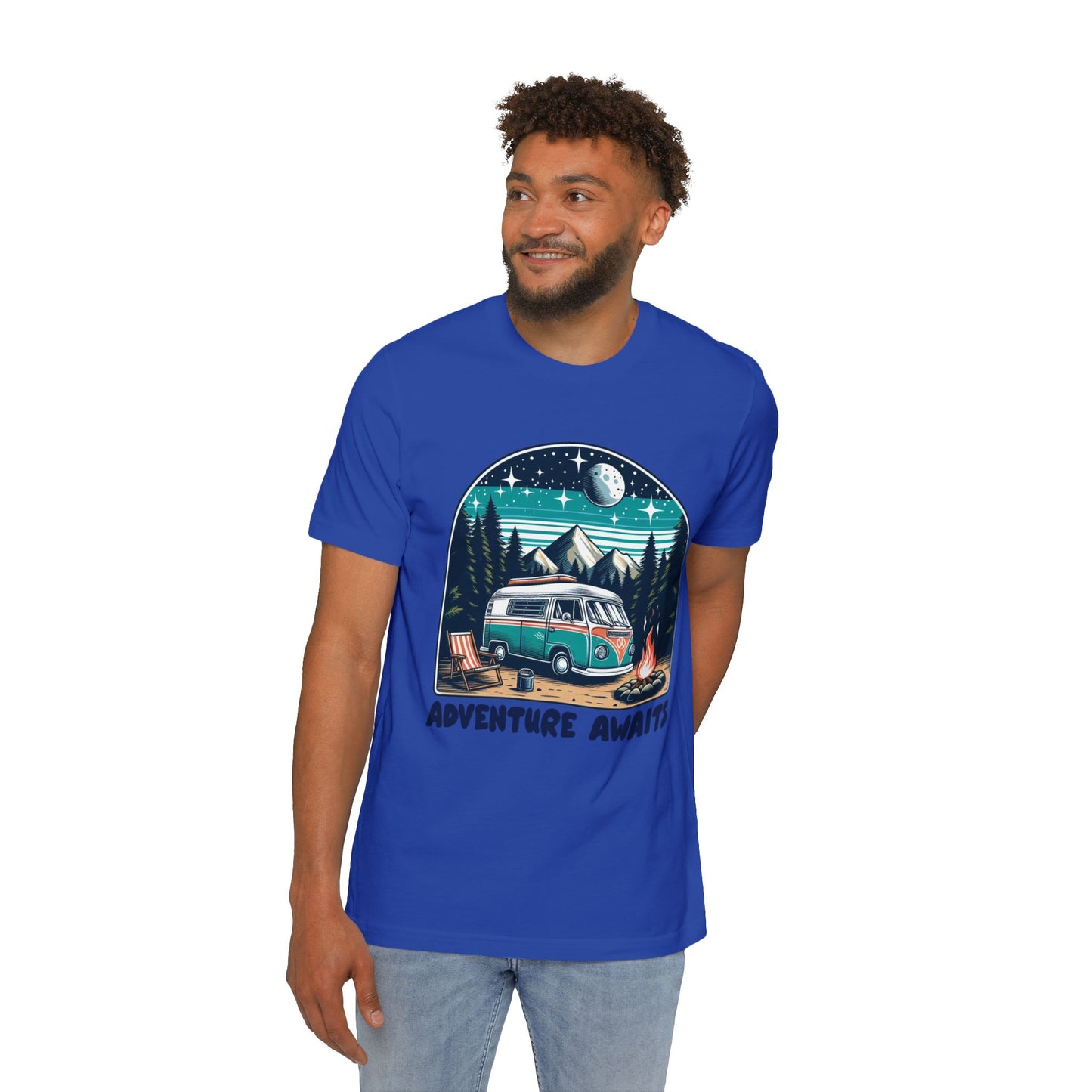 Adventure Awaits Men's T-Shirt - USA-Made Adventure Enthusiast