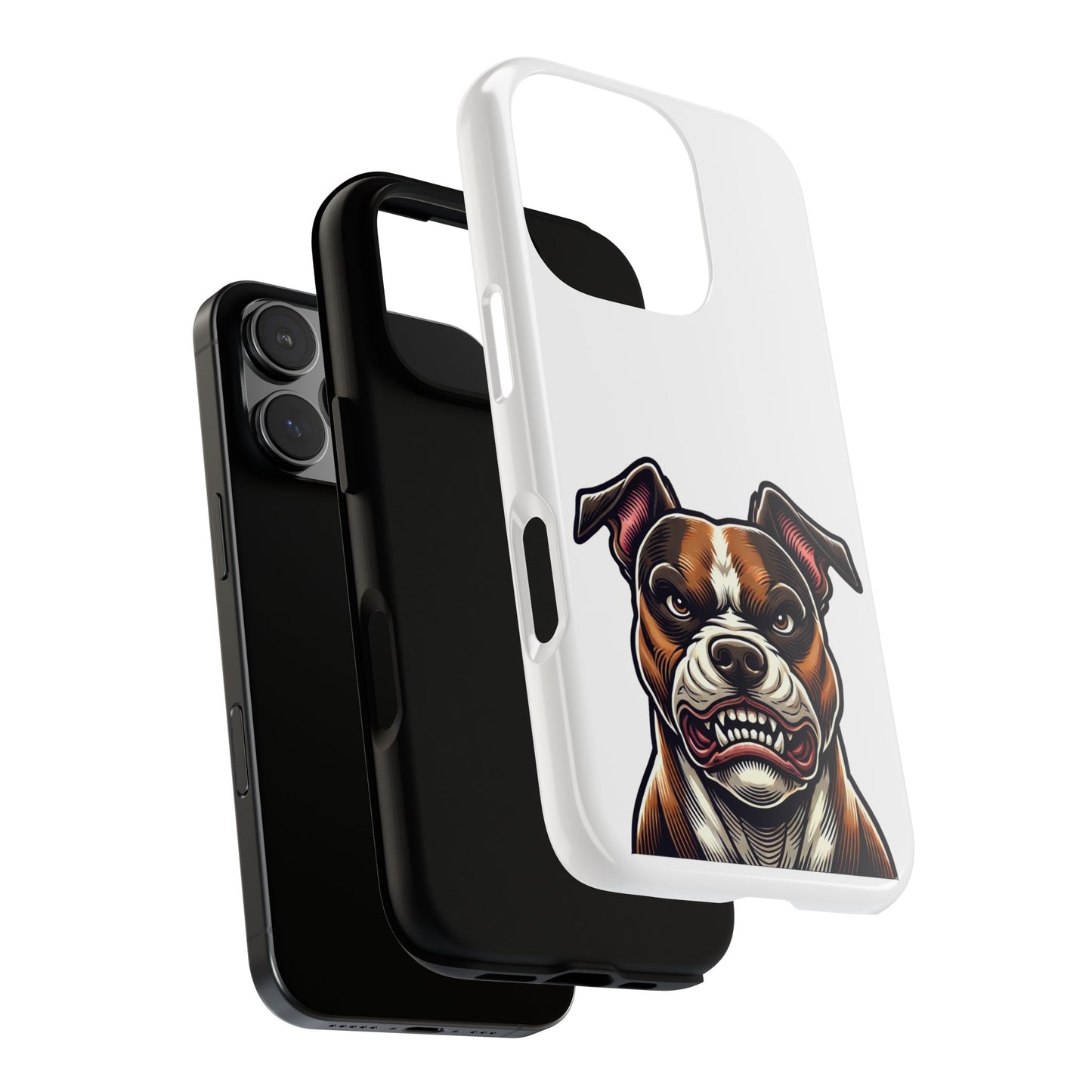 Tough Cases: Pit Bull Design Phone Case for Animal Lovers