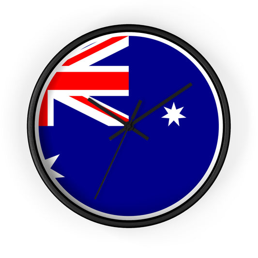 Australia Flag Wall Clock – Stylish Home Decor for Aussie Pride