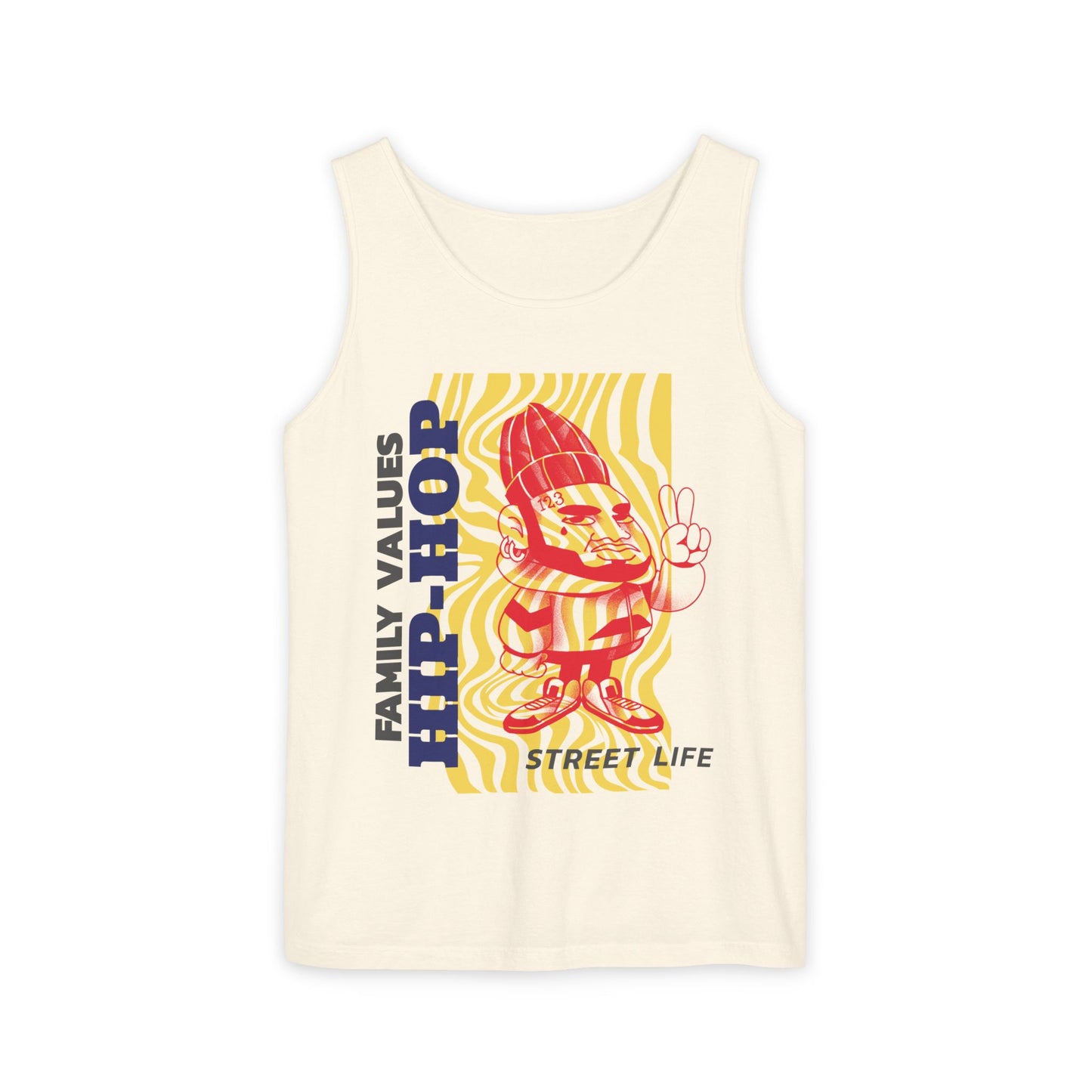 Men's Hip-Hop Vibes Tank Top Graphic Family Values