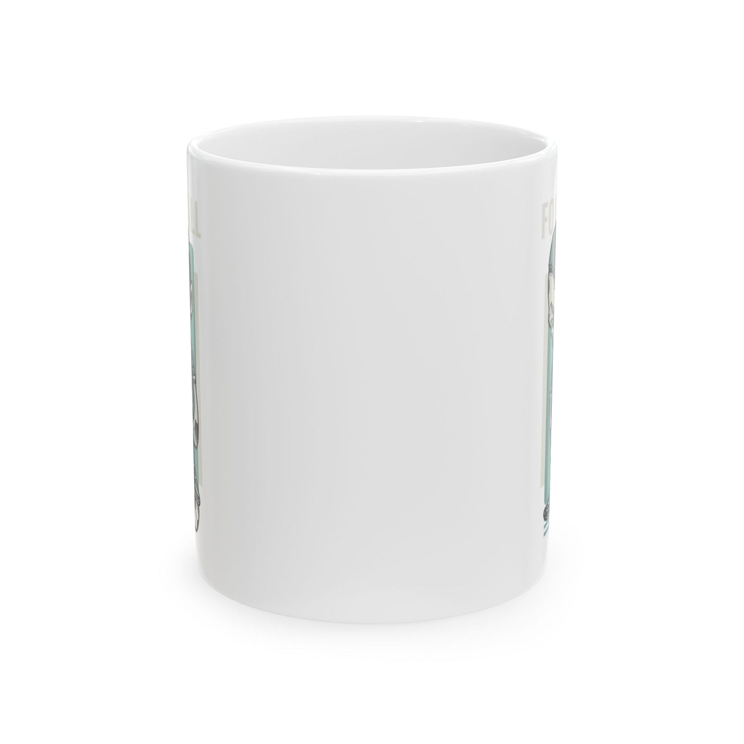 Football Funny Ceramic Coffee Mug 11oz Perfect Gift for Friends & Family