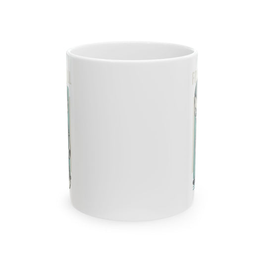 Football Funny Ceramic Coffee Mug 11oz Perfect Gift for Friends & Family