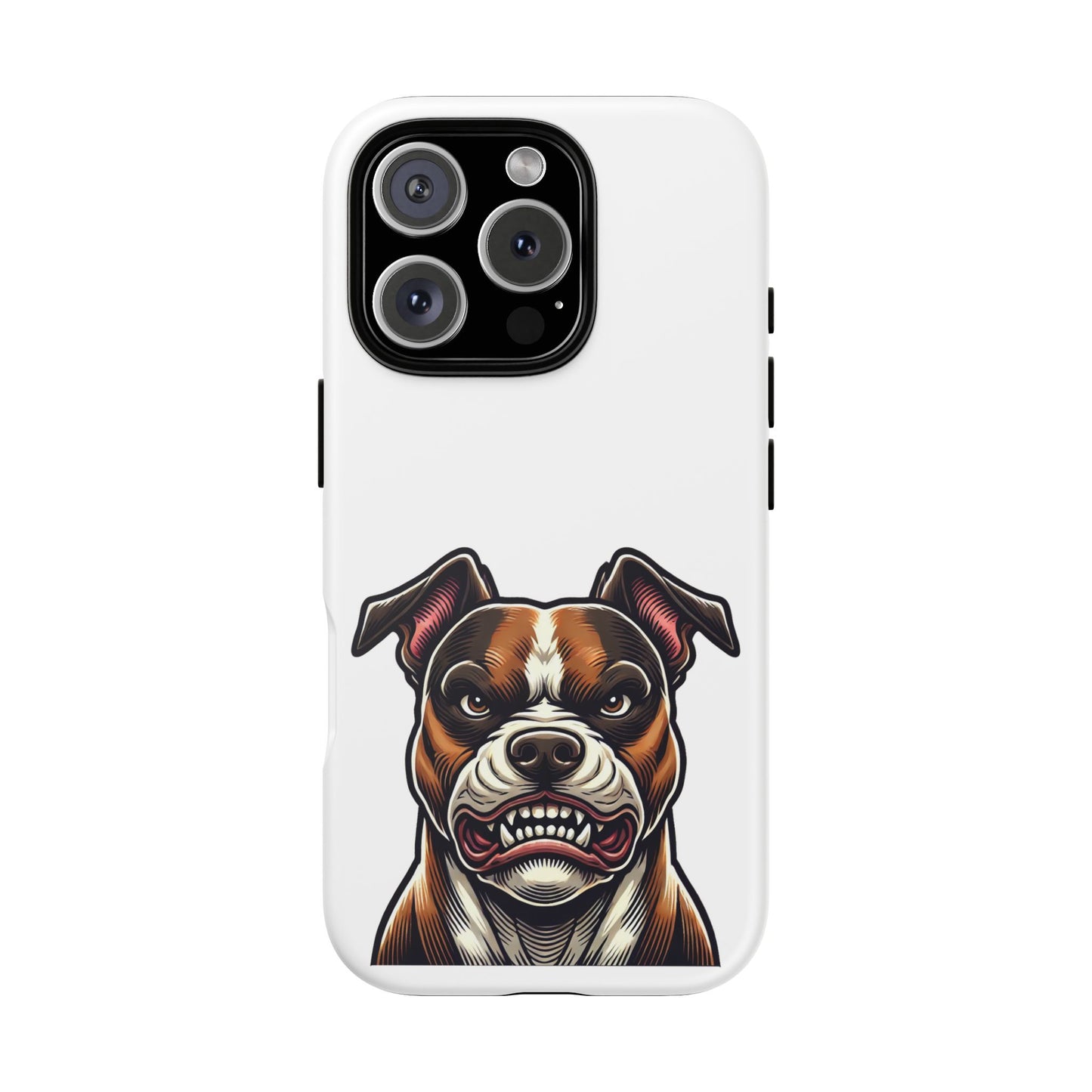 Tough Cases: Pit Bull Design Phone Case for Animal Lovers