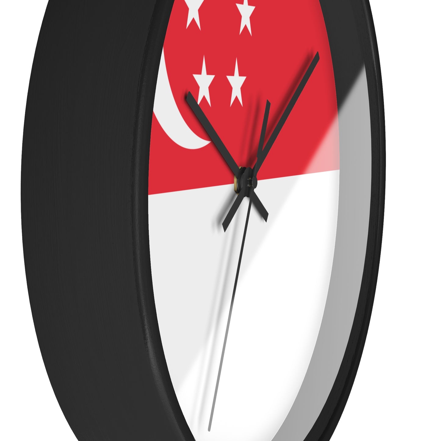 Singapore Flag Wall Clock - Perfect Home Decor for National Day Celebrations