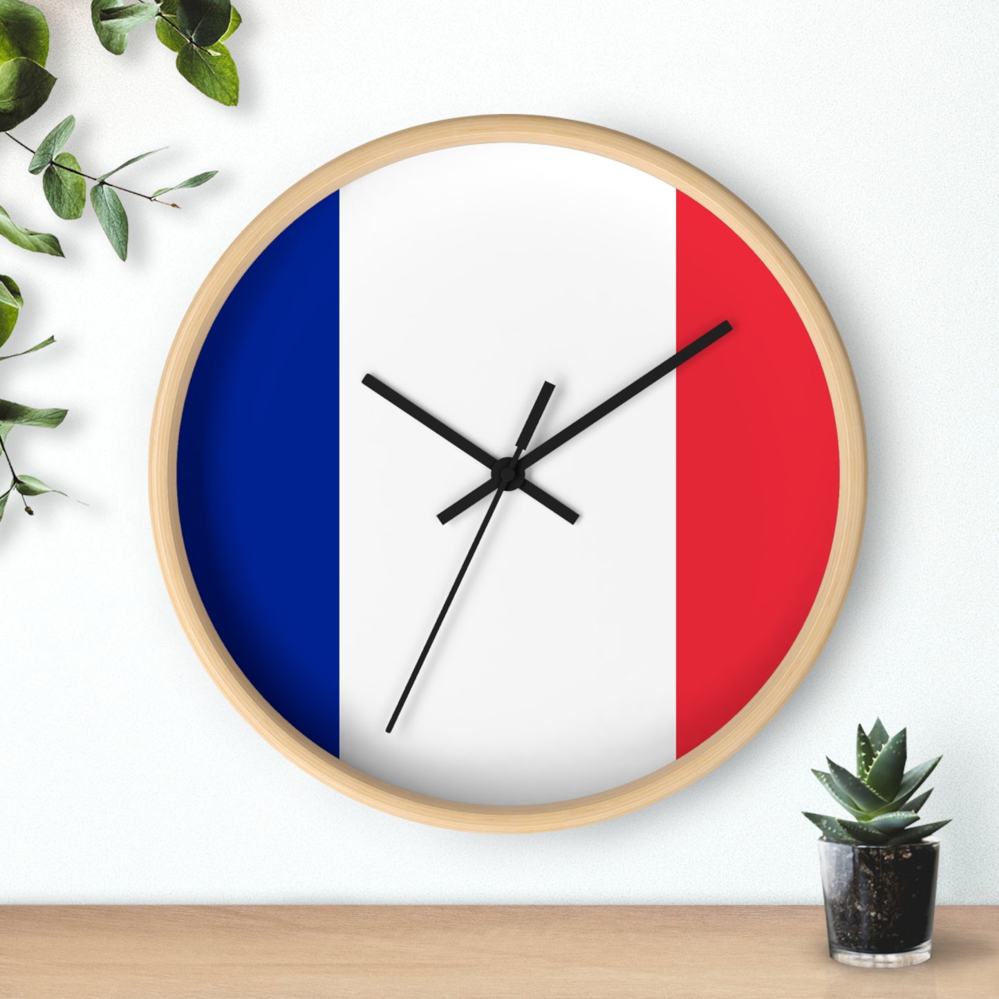 French Flag Wall Clock - Timeless Home Decor for Francophiles