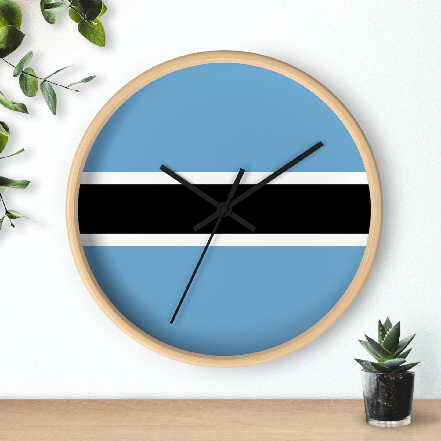 Botswana-Inspired Wall Clock - Modern Home Decor