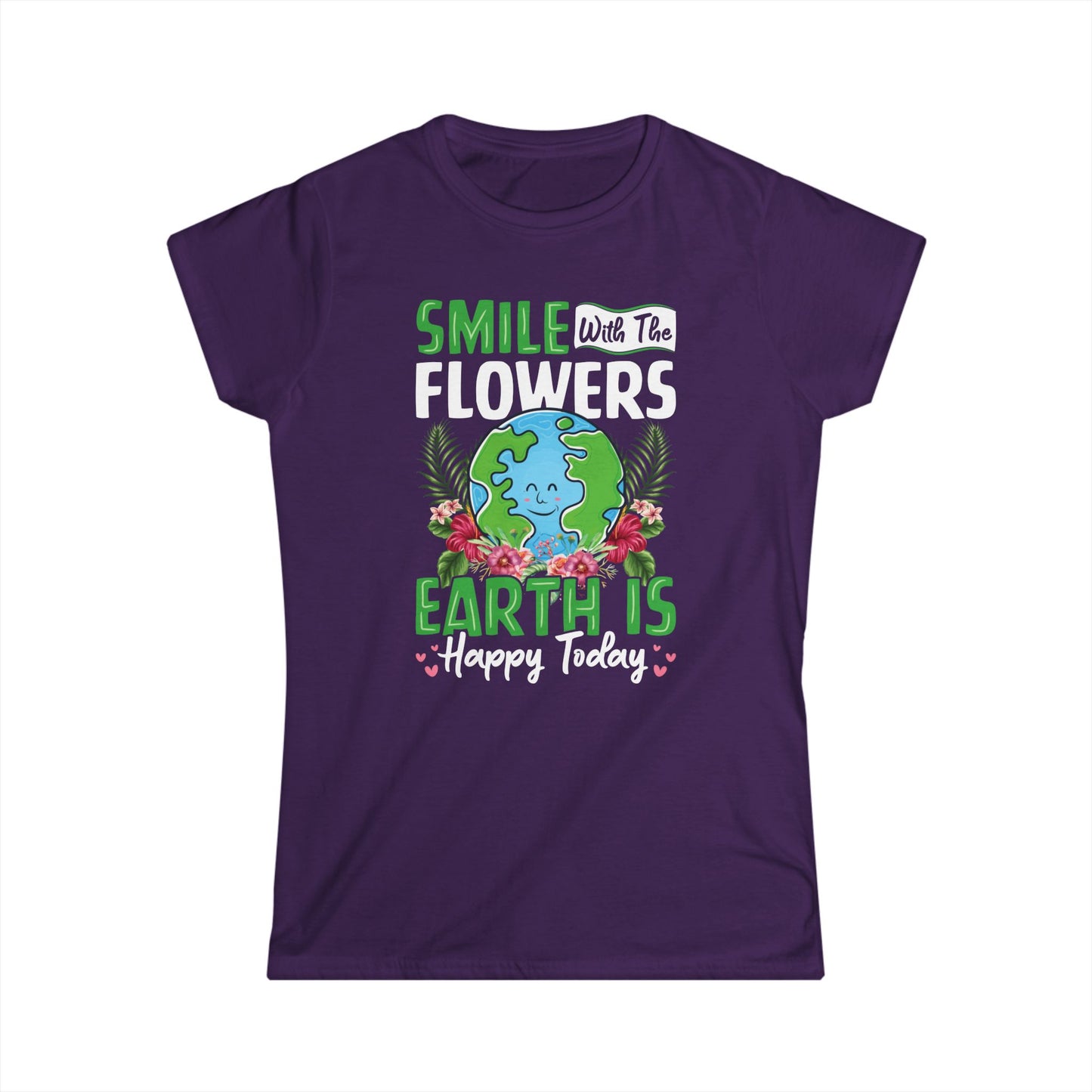 Women's T-Shirt Smile with the flowers