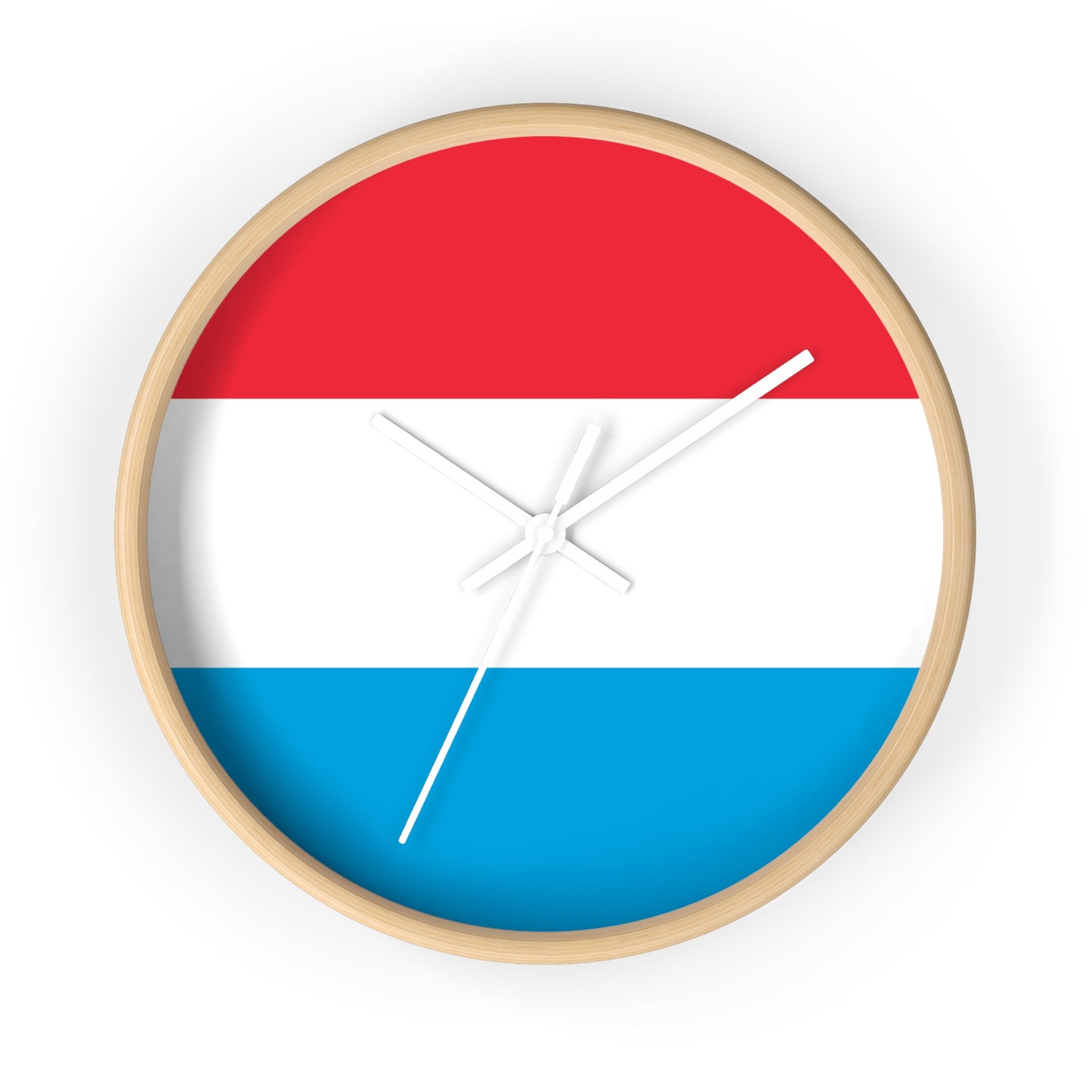 Luxembourg Flag Wall Clock - Modern Home Decor