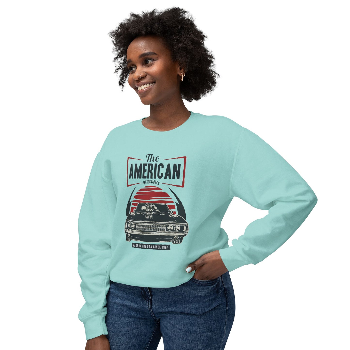 Men's Sweatshirt "The American Muscle Car"