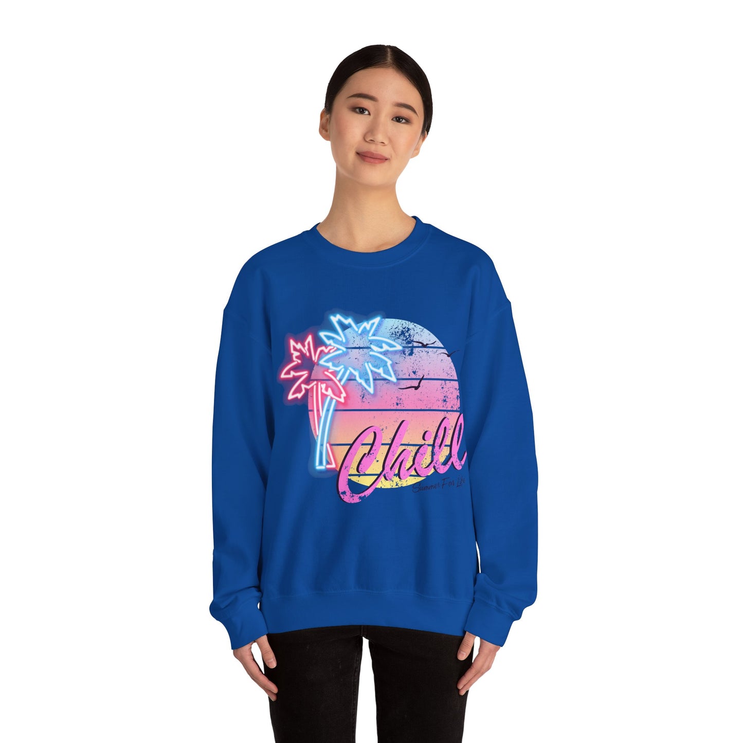 Chill Summer Vibes Unisex Crewneck Sweatshirt