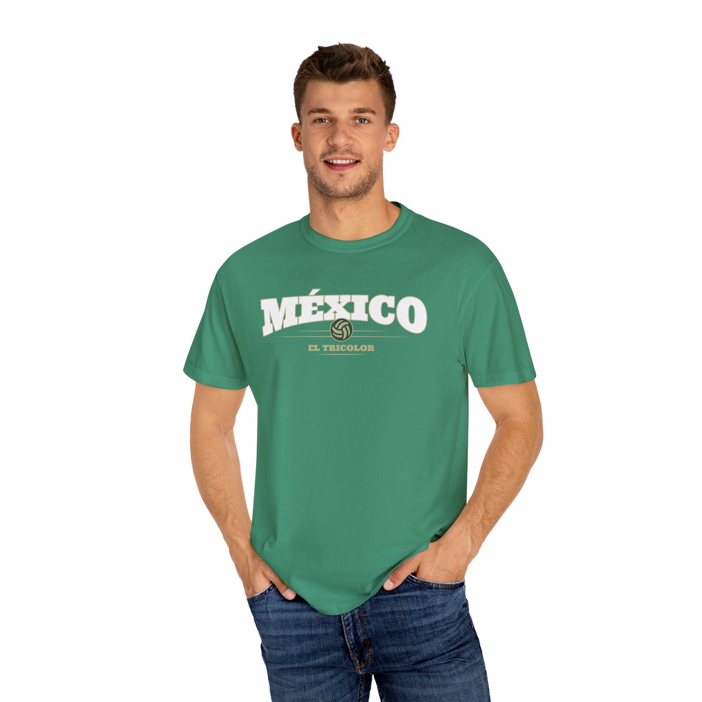 México El Tricolor Unisex T-Shirt Casual Summer Style