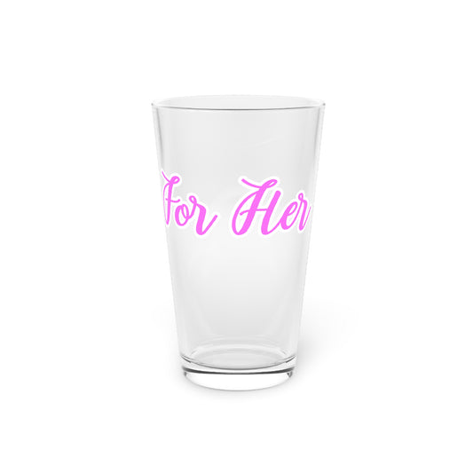 Personalized 16oz Pint Glass - Perfect Gift for Her