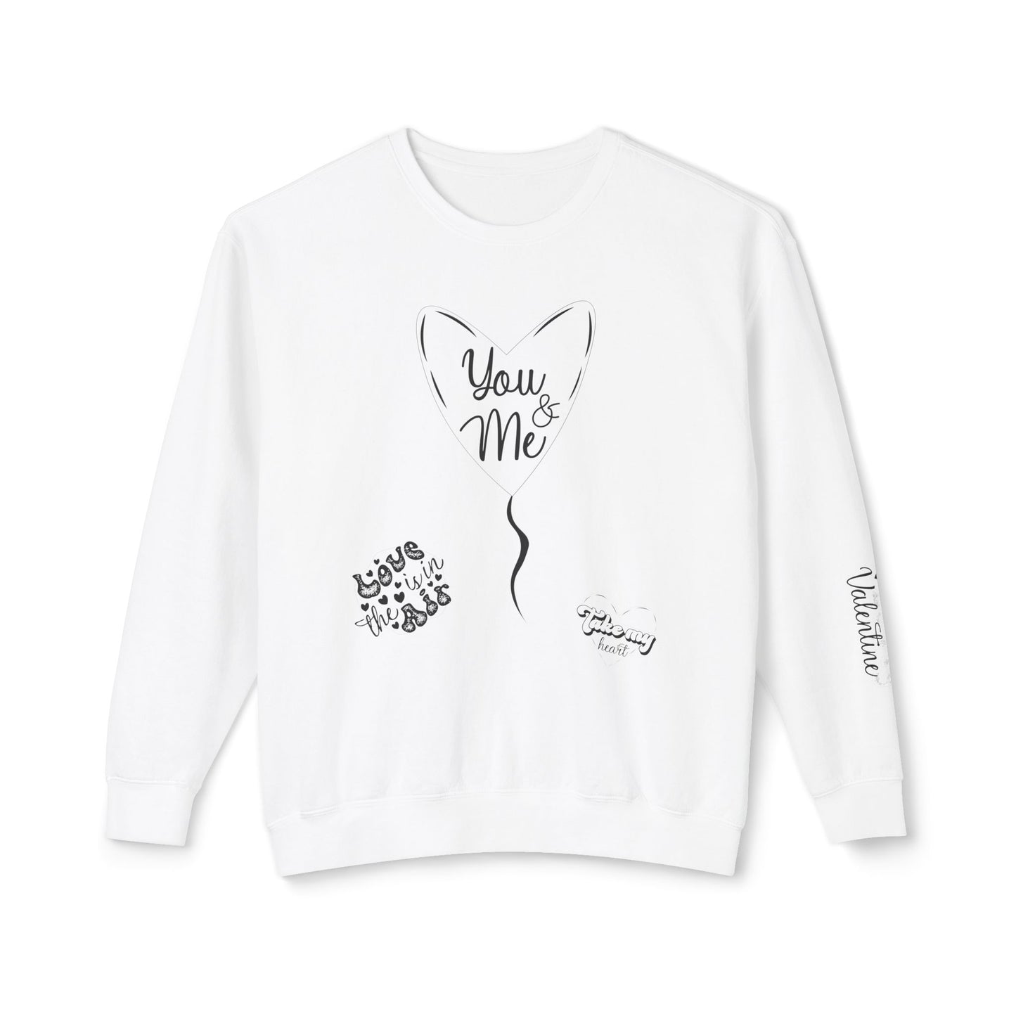 Women Sweatshirt You And Me - Perfect for Valentine's Day Outfit