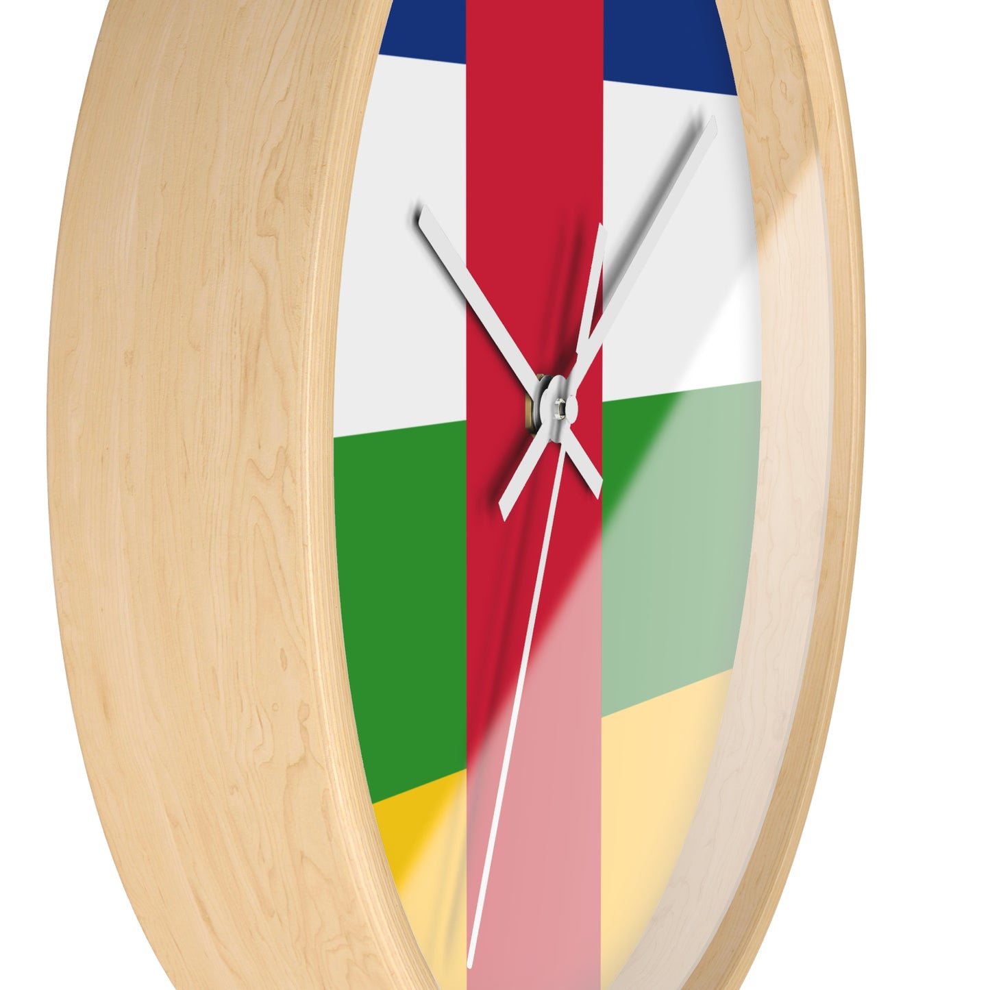 Central African Republic Flag Wall Clock - Stylish Home Decor