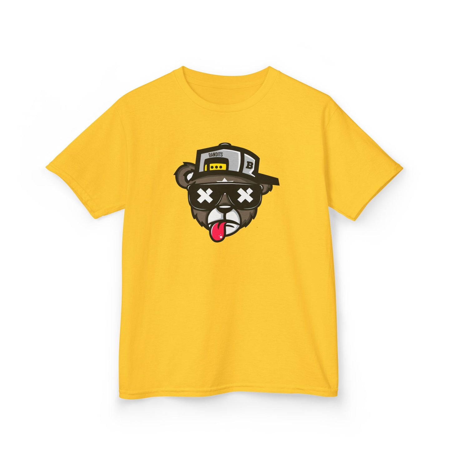 Cool Graphic Kids Tee with Funky Bear Design
