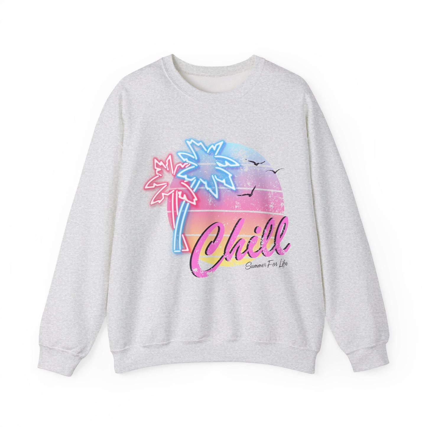 Chill Summer Vibes Unisex Crewneck Sweatshirt