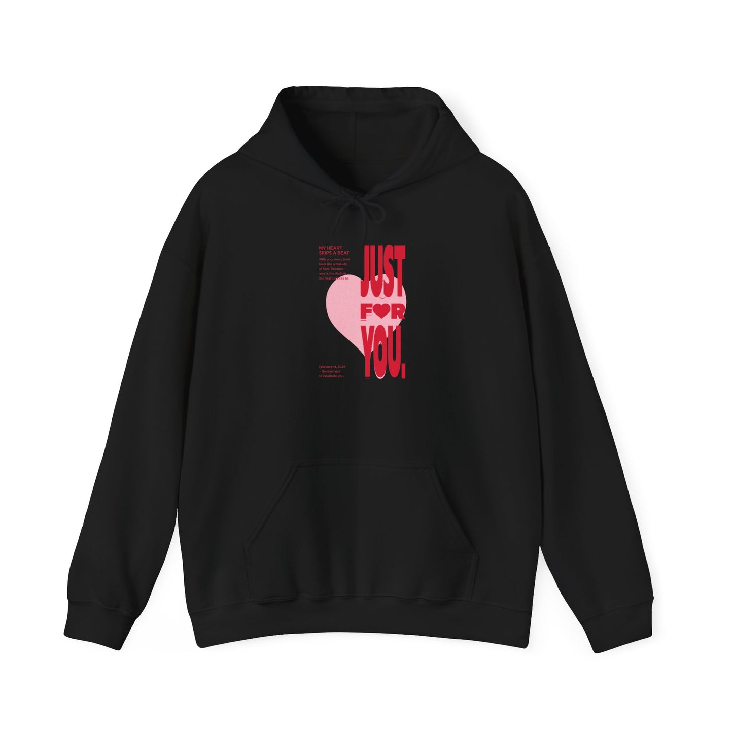 Women Love Story Hooded - "Just For You" Valentine's Day Vibe