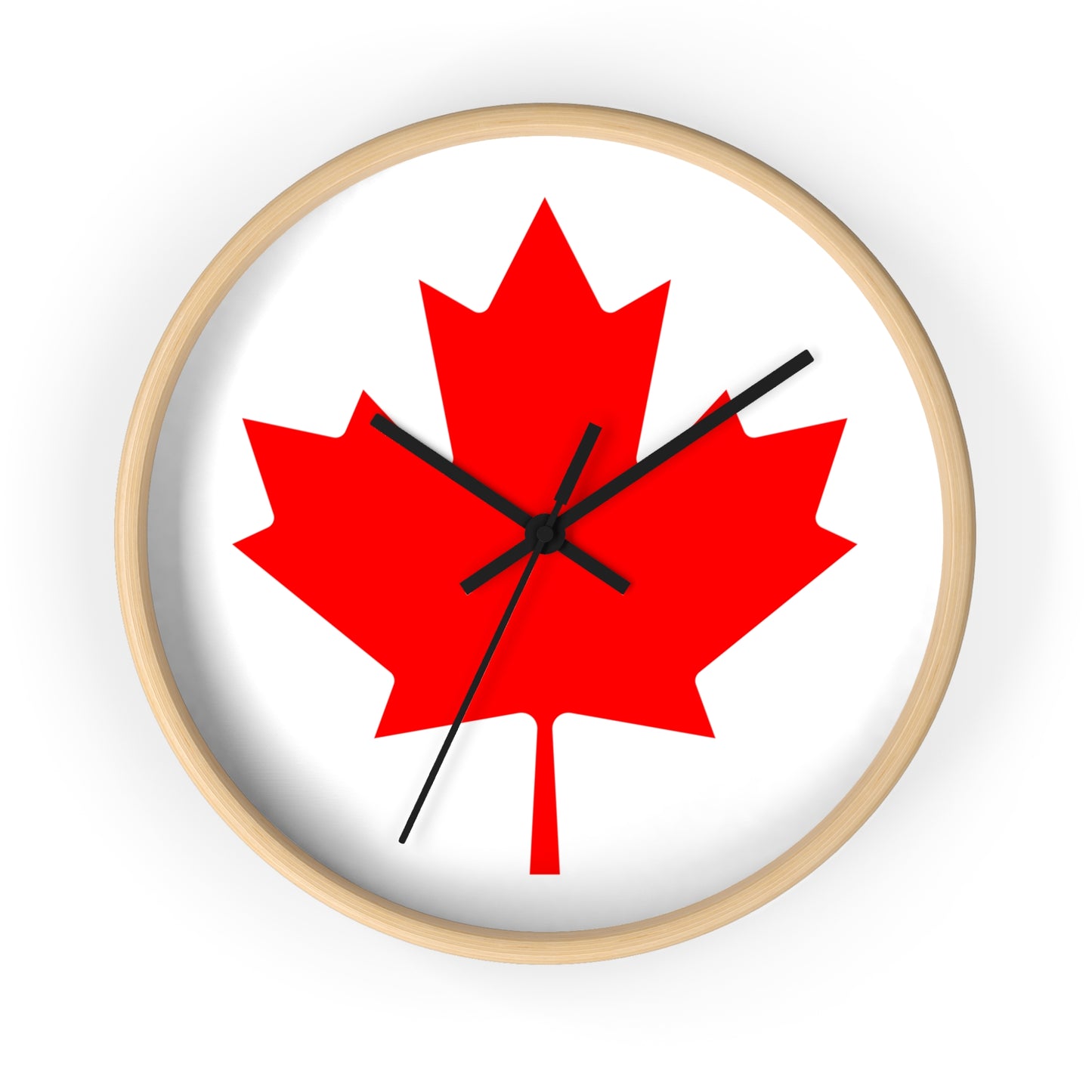 Canadian Maple Leaf Wall Clock - Perfect for Home & Office Decor