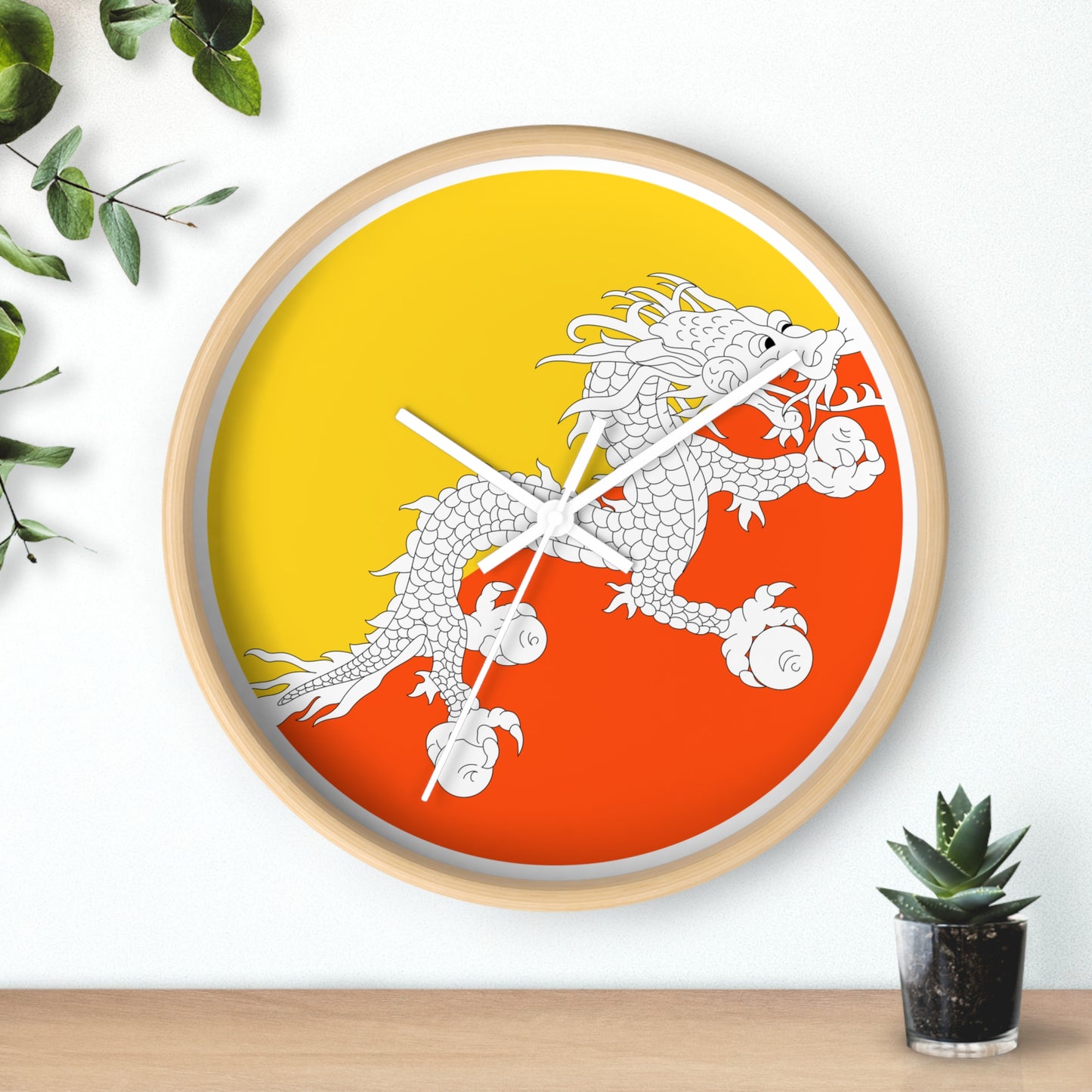 Vibrant Dragon Wall Clock - Asian-Inspired Home Decor & Great Gift
