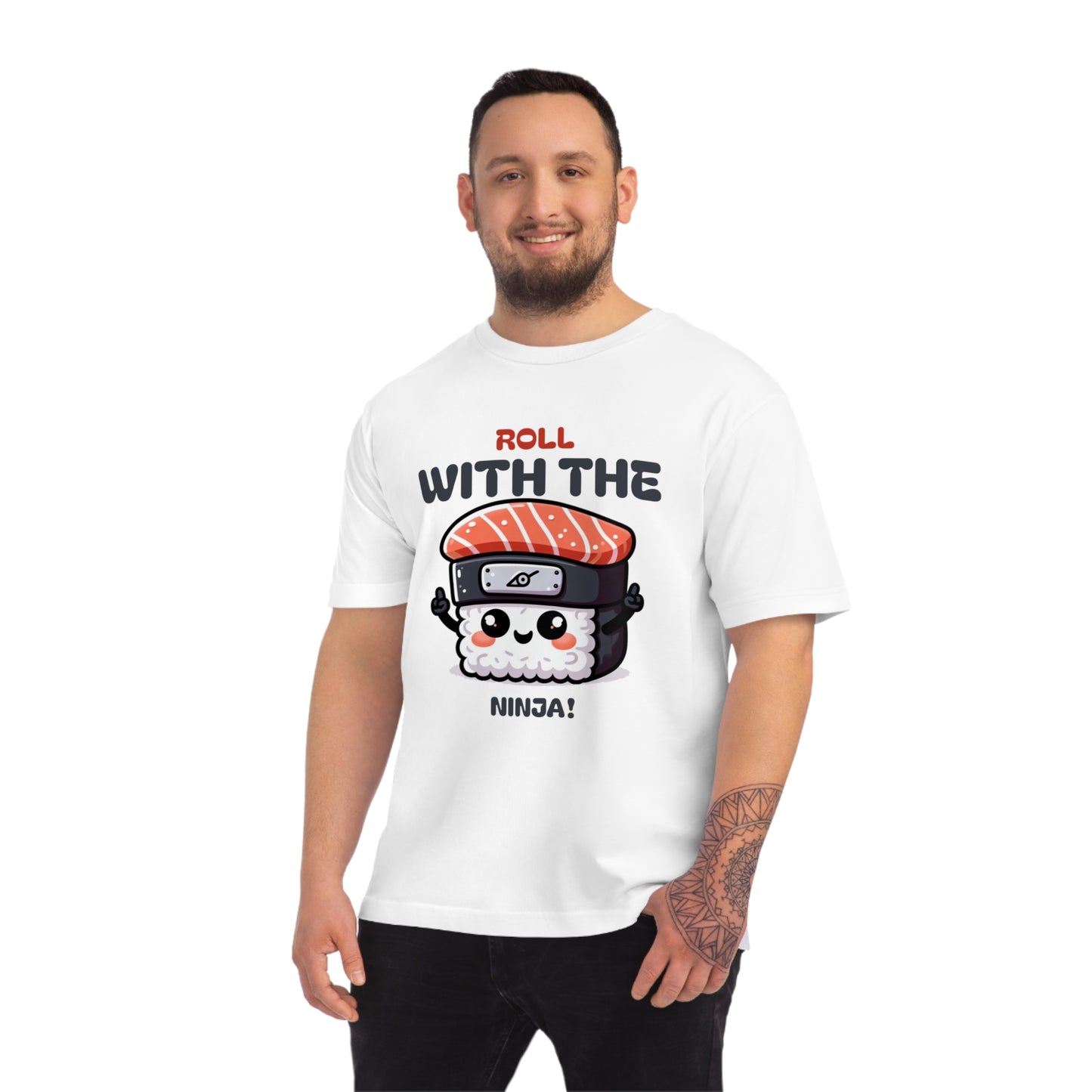 Cute Sushi Ninja Women's T-Shirt | Roll with the Ninja
