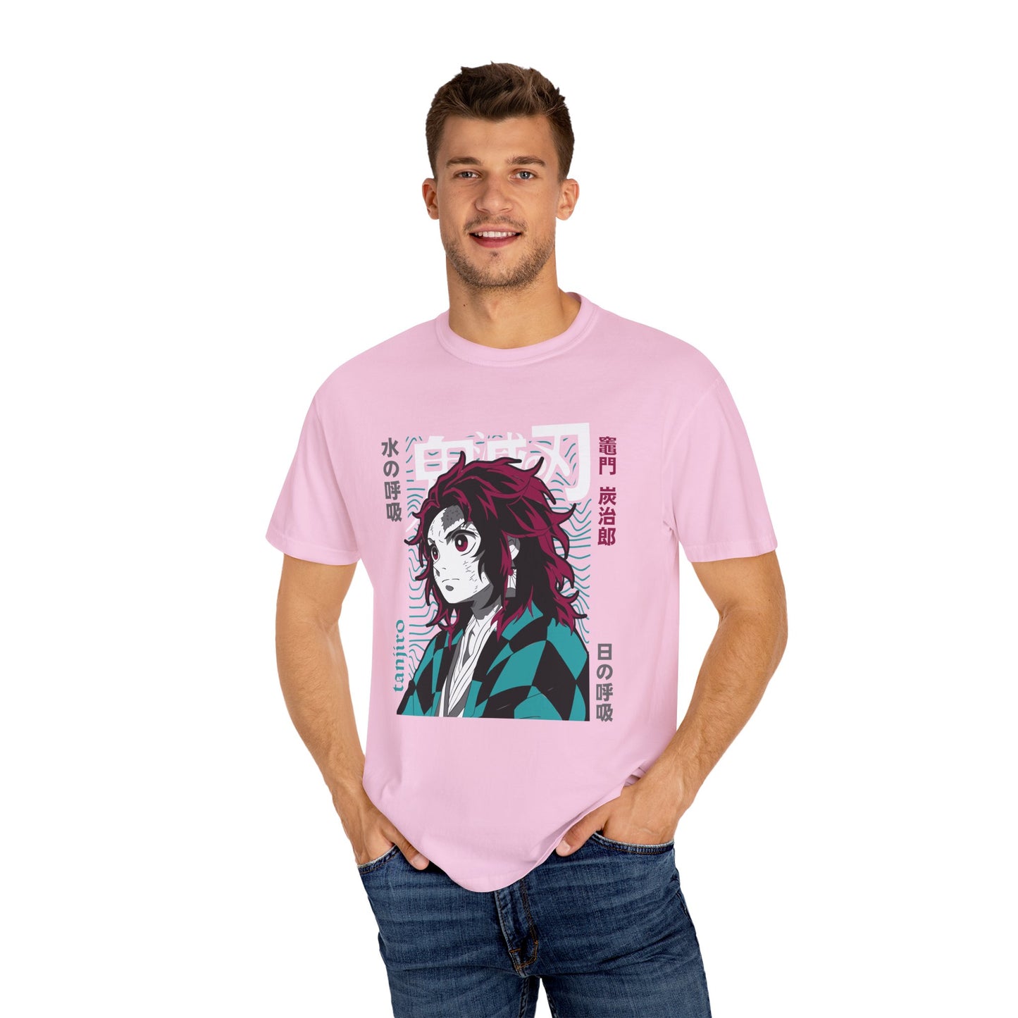 Unisex Anime-Inspired Tanjiro Design T-Shirt