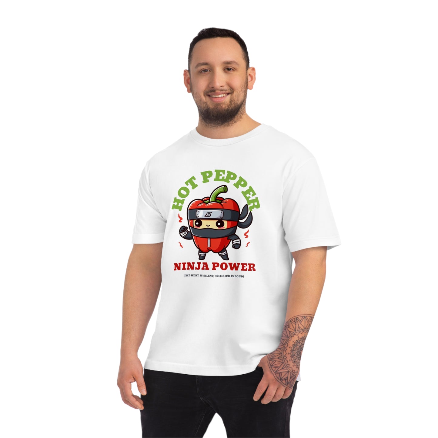 Hot Pepper Ninja Power Men's T-Shirt | Bold & Unique Graphic Tee
