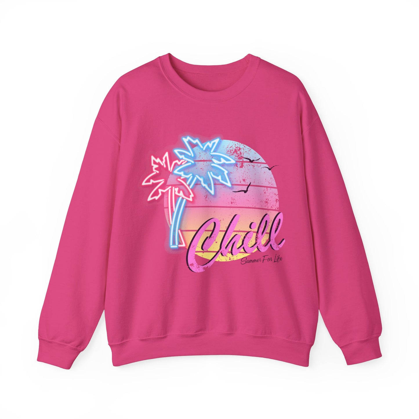 Chill Summer Vibes Unisex Crewneck Sweatshirt