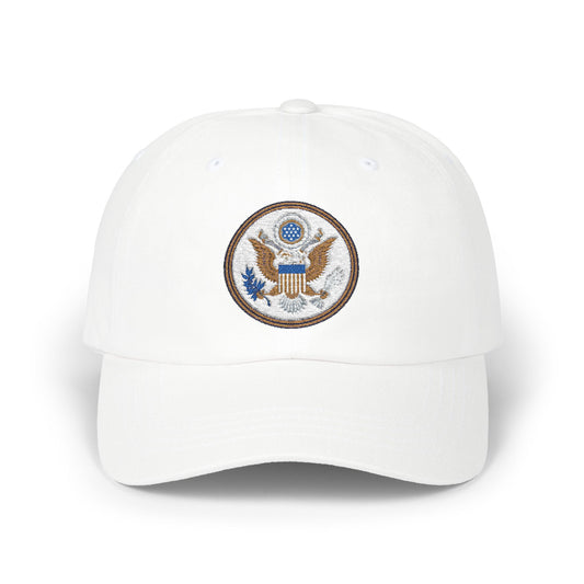 Classic Dad Cap with United States Seal - Casual Style for Patriotic Days