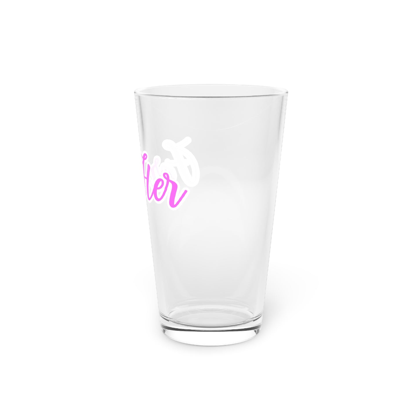 Personalized 16oz Pint Glass - Perfect Gift for Her
