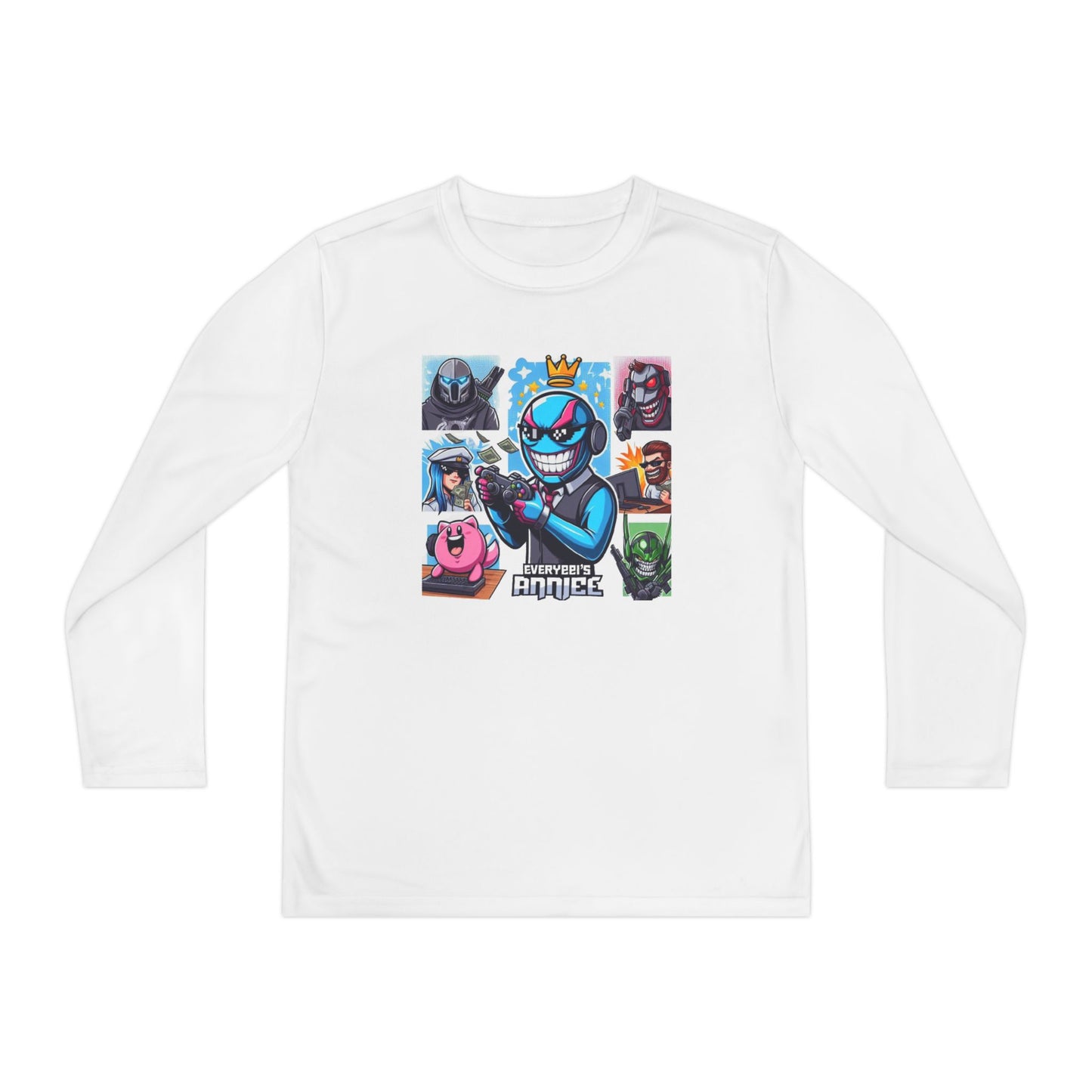 Youth Long Sleeve Tee – Cool Cartoon Characters for Kids
