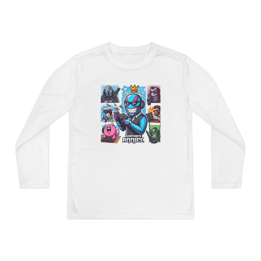Youth Long Sleeve Tee – Cool Cartoon Characters for Kids