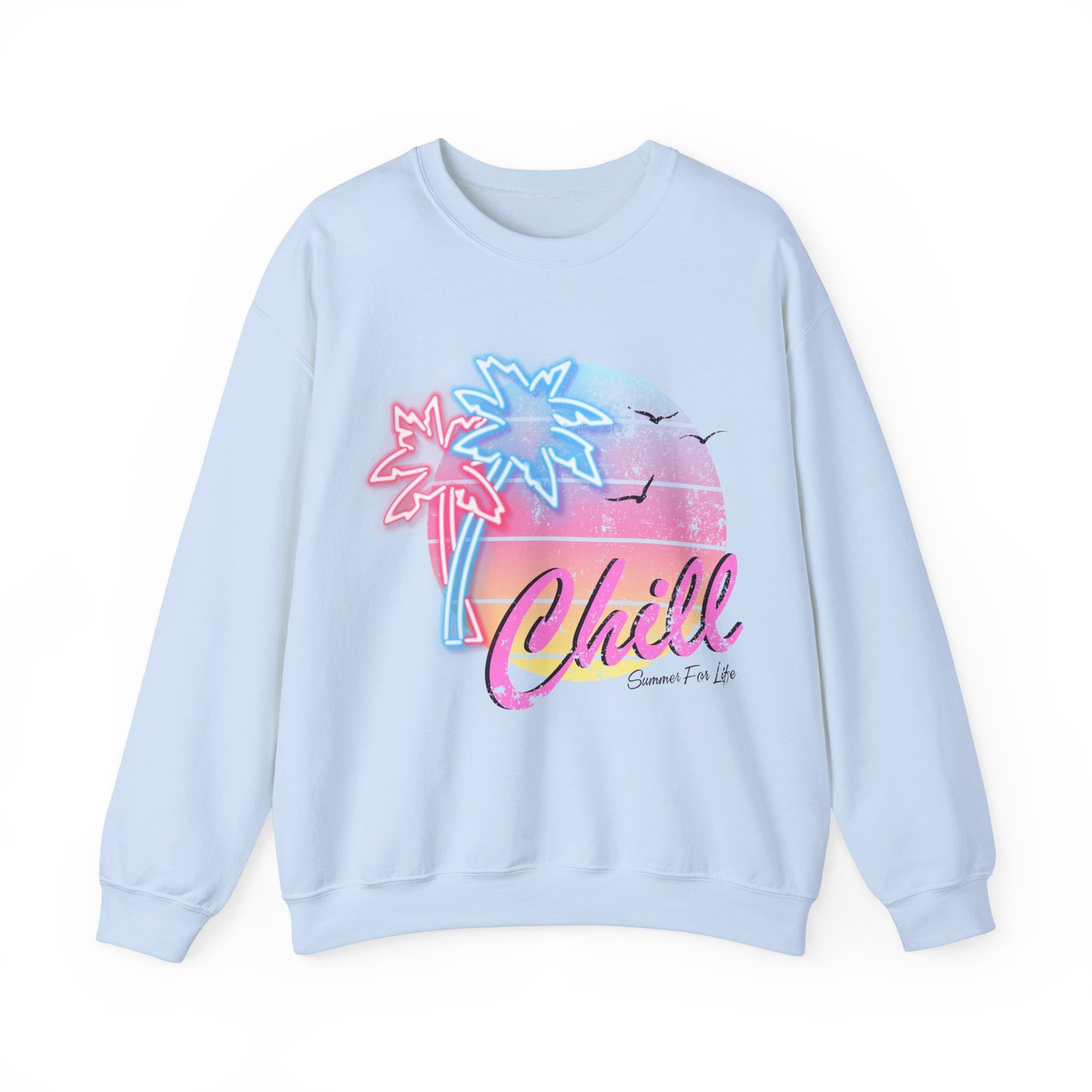 Chill Summer Vibes Unisex Crewneck Sweatshirt