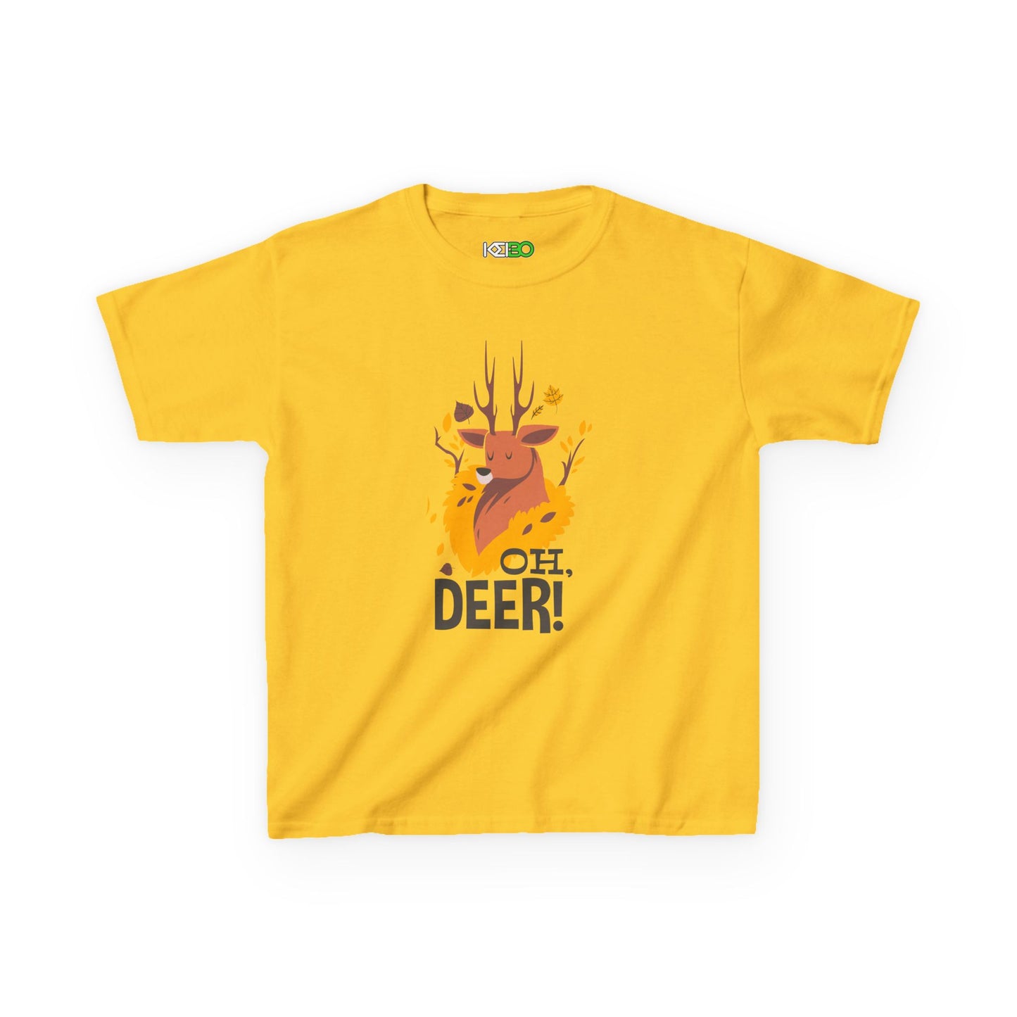 Kids Graphic T-shirt for Girls 'Oh, Deer!' - Fun Animal Lovers